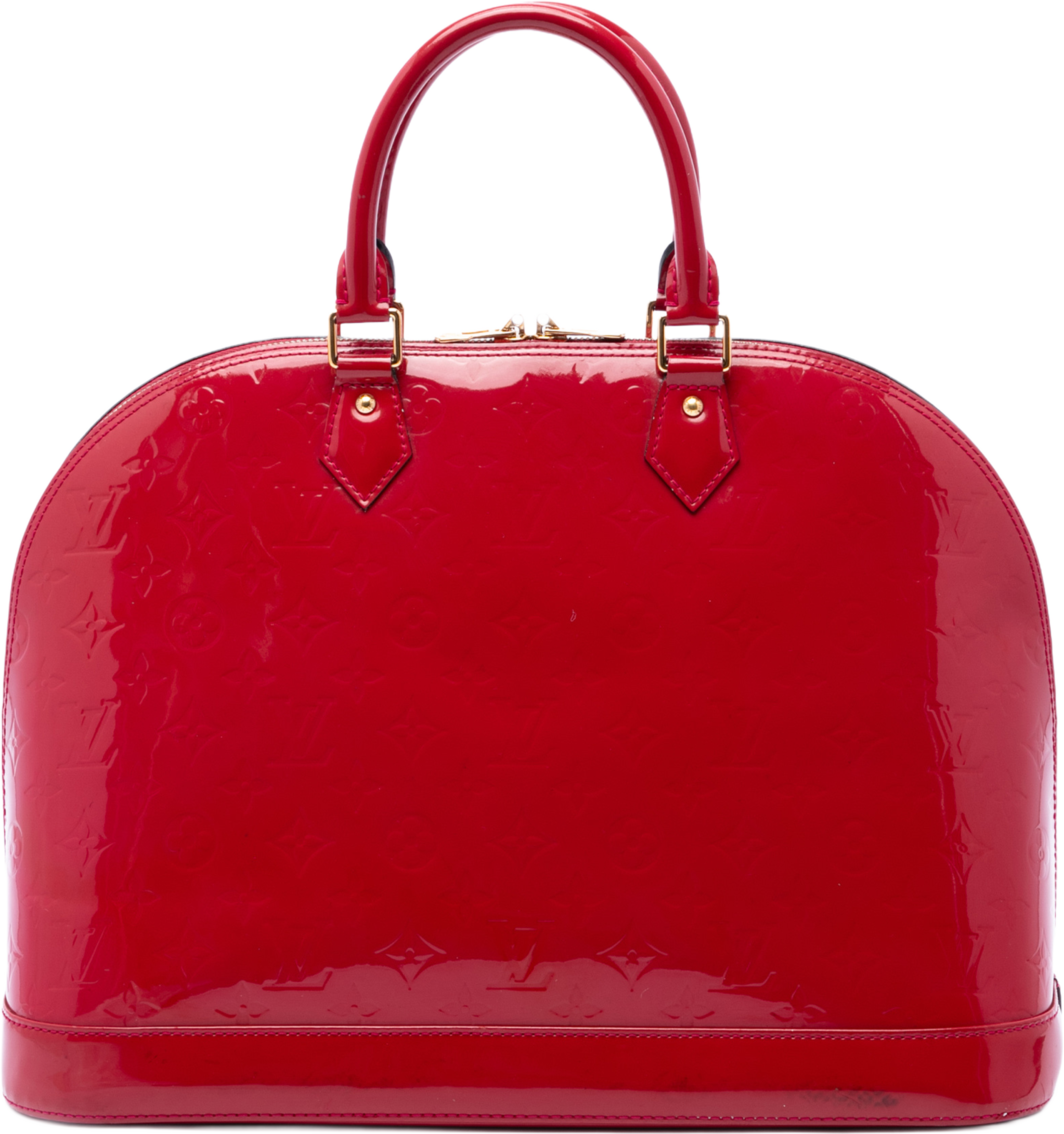 Louis Vuitton Monogram Vernis Alma Gm, från Luxclusif, i färgen rosa. Klicka för att öppna bilden i stort format