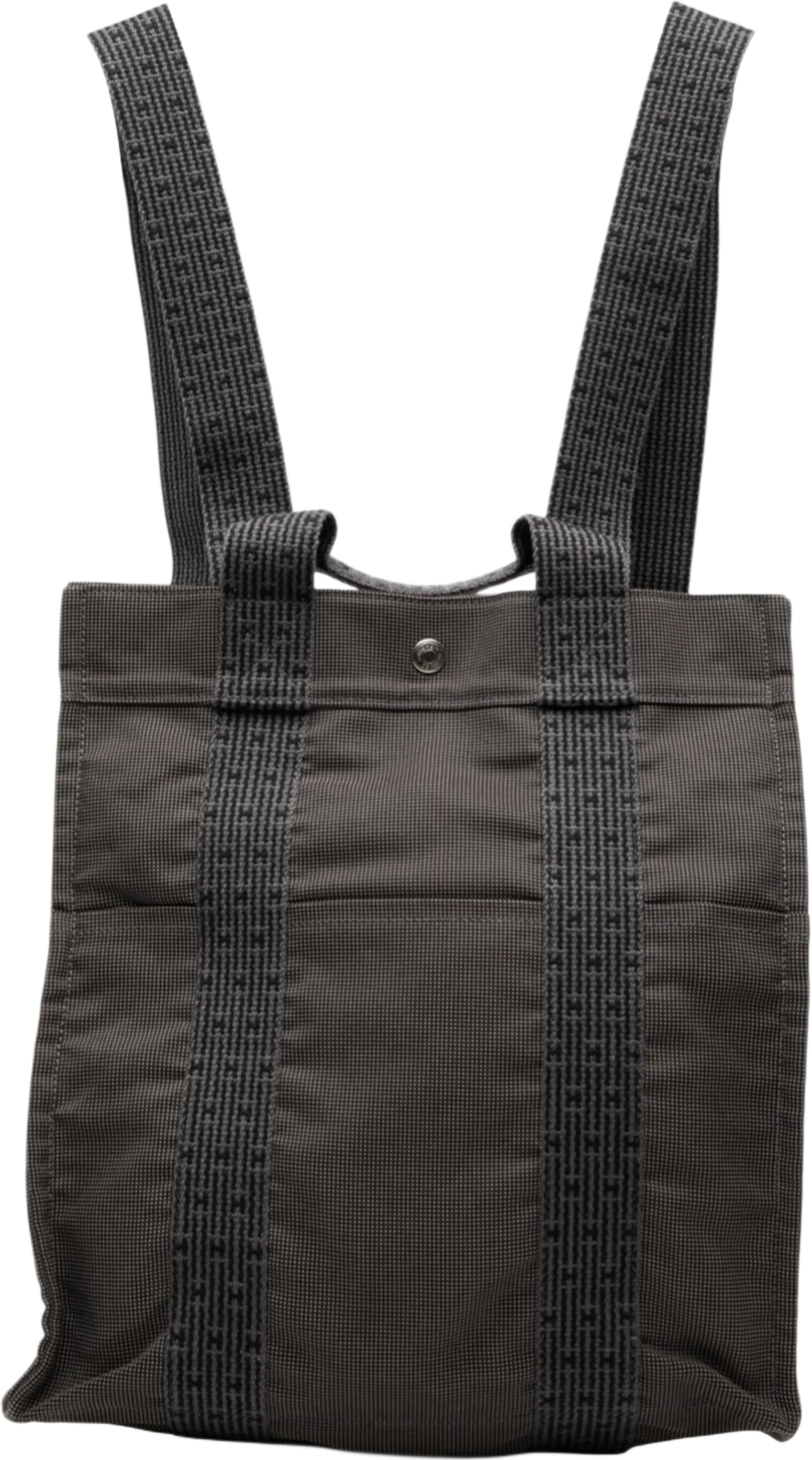 Hermès Canvas Herline Backpack Mm, från Luxclusif, i färgen gray. Klicka för att öppna bilden i stort format