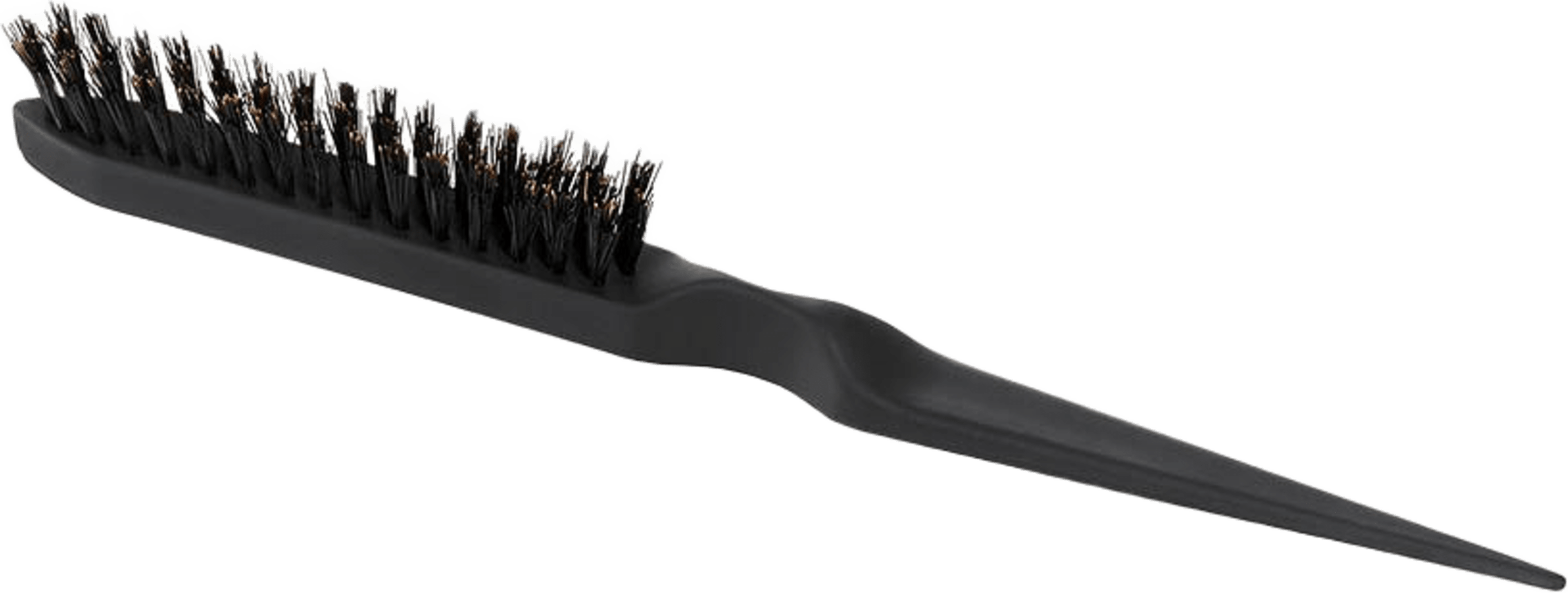 Professional Boar Hair Backcomb Brush Black