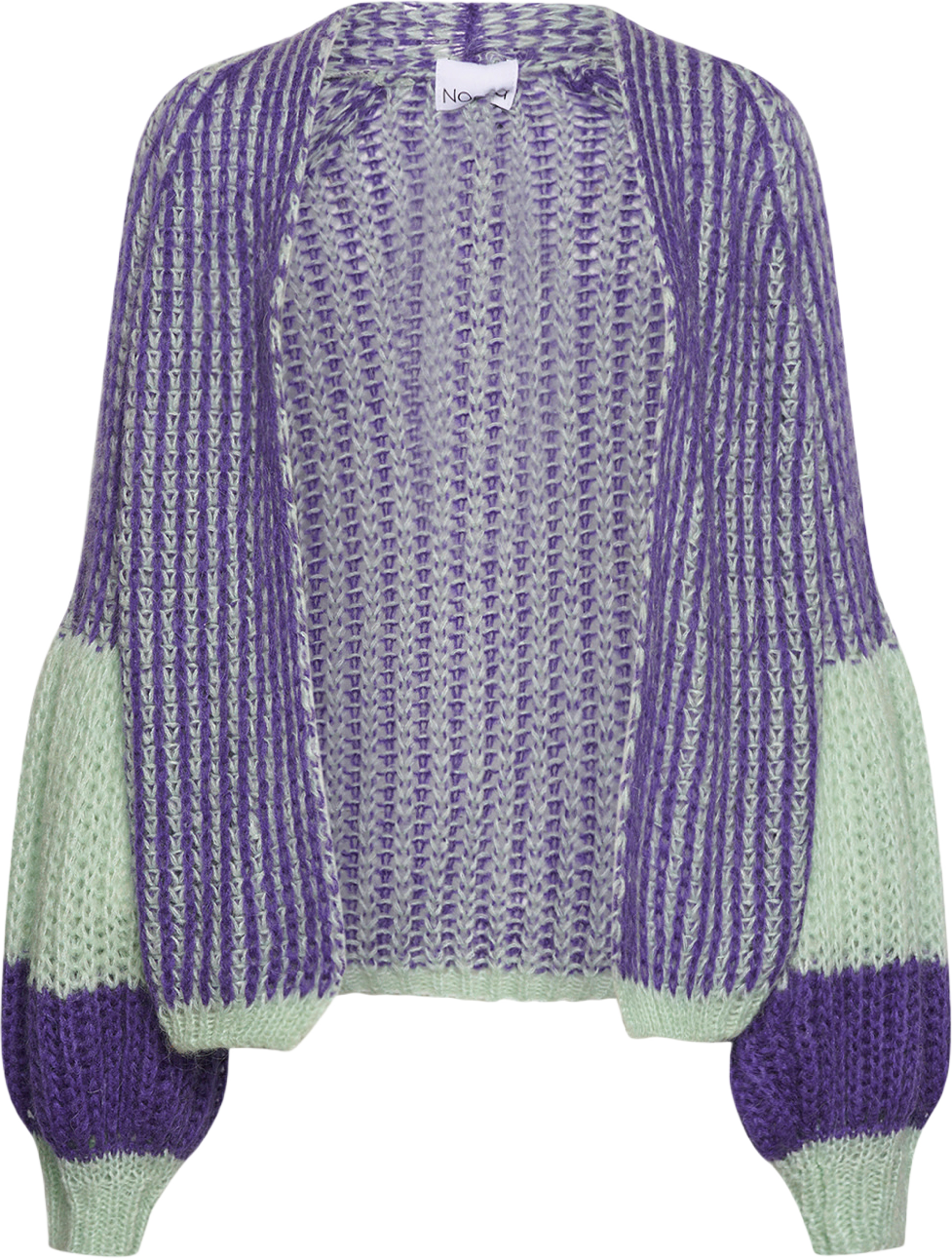 Liana Knit Cardigan - Lilac/sage