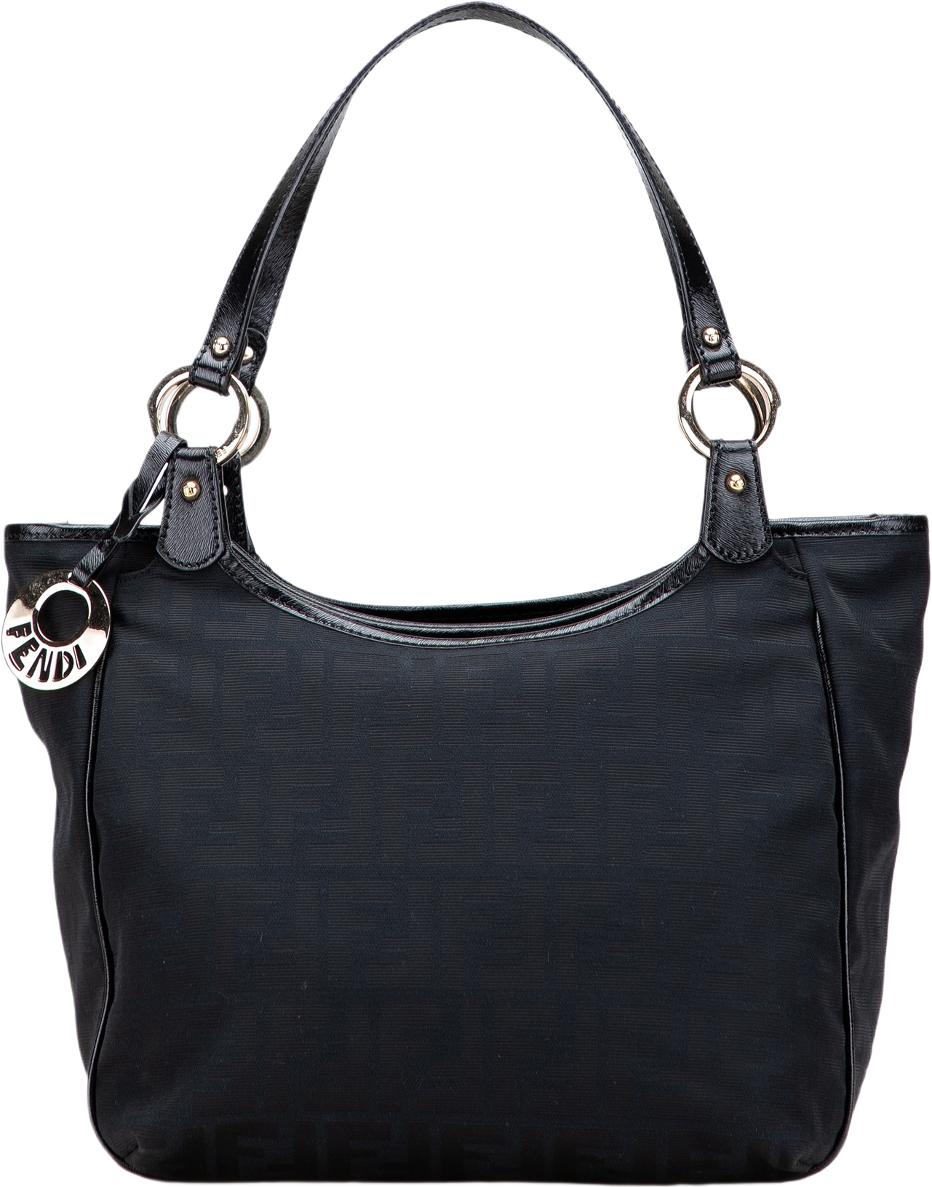 Fendi Zucca Canvas Chef Tote, från Luxclusif, i färgen black.