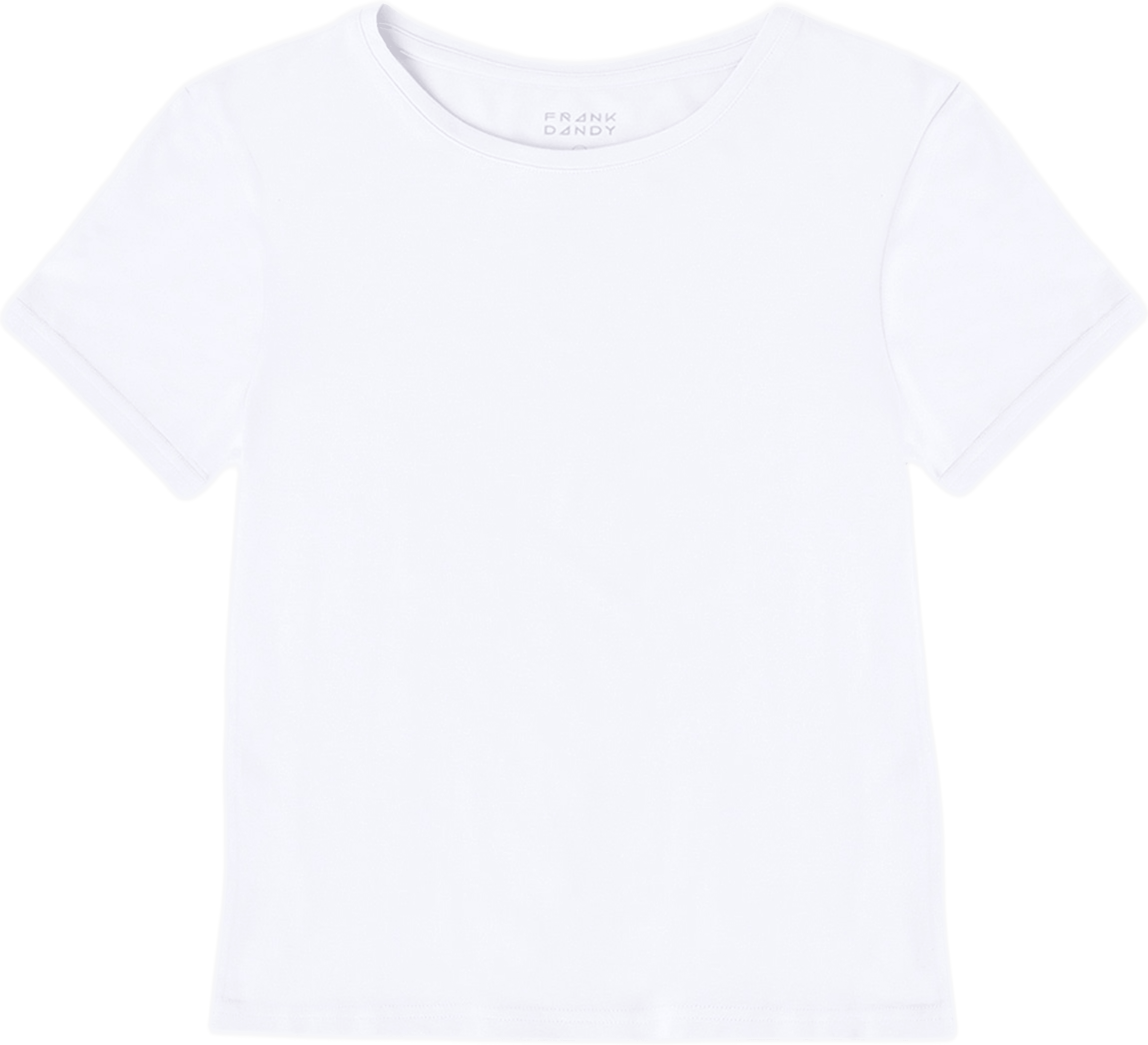 Baby Tee, från Frank Dandy, i färgen white. Klicka för att öppna bilden i stort format
