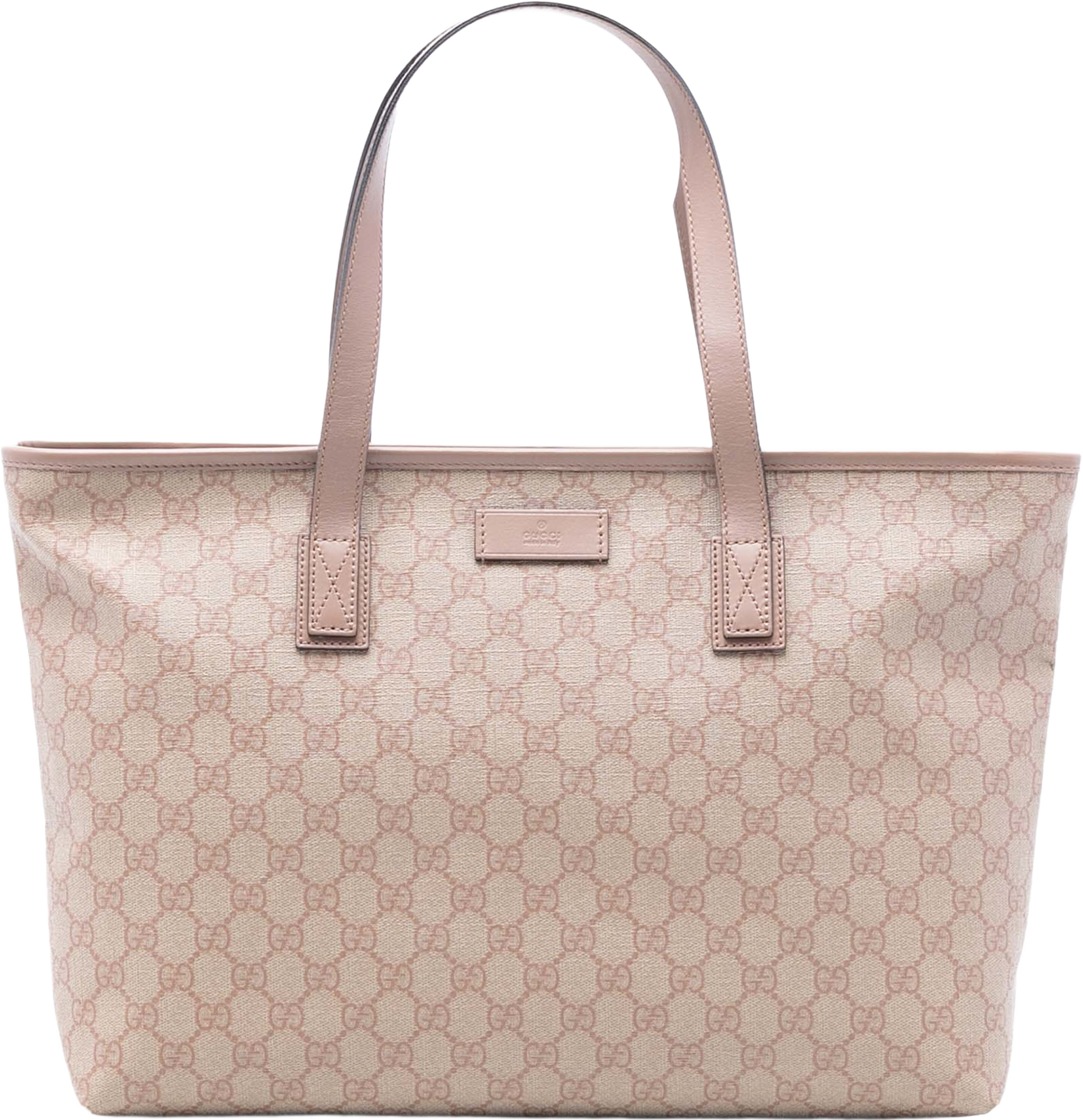 Gucci Gg Supreme Tote, från Luxclusif, i färgen light pink. Klicka för att öppna bilden i stort format