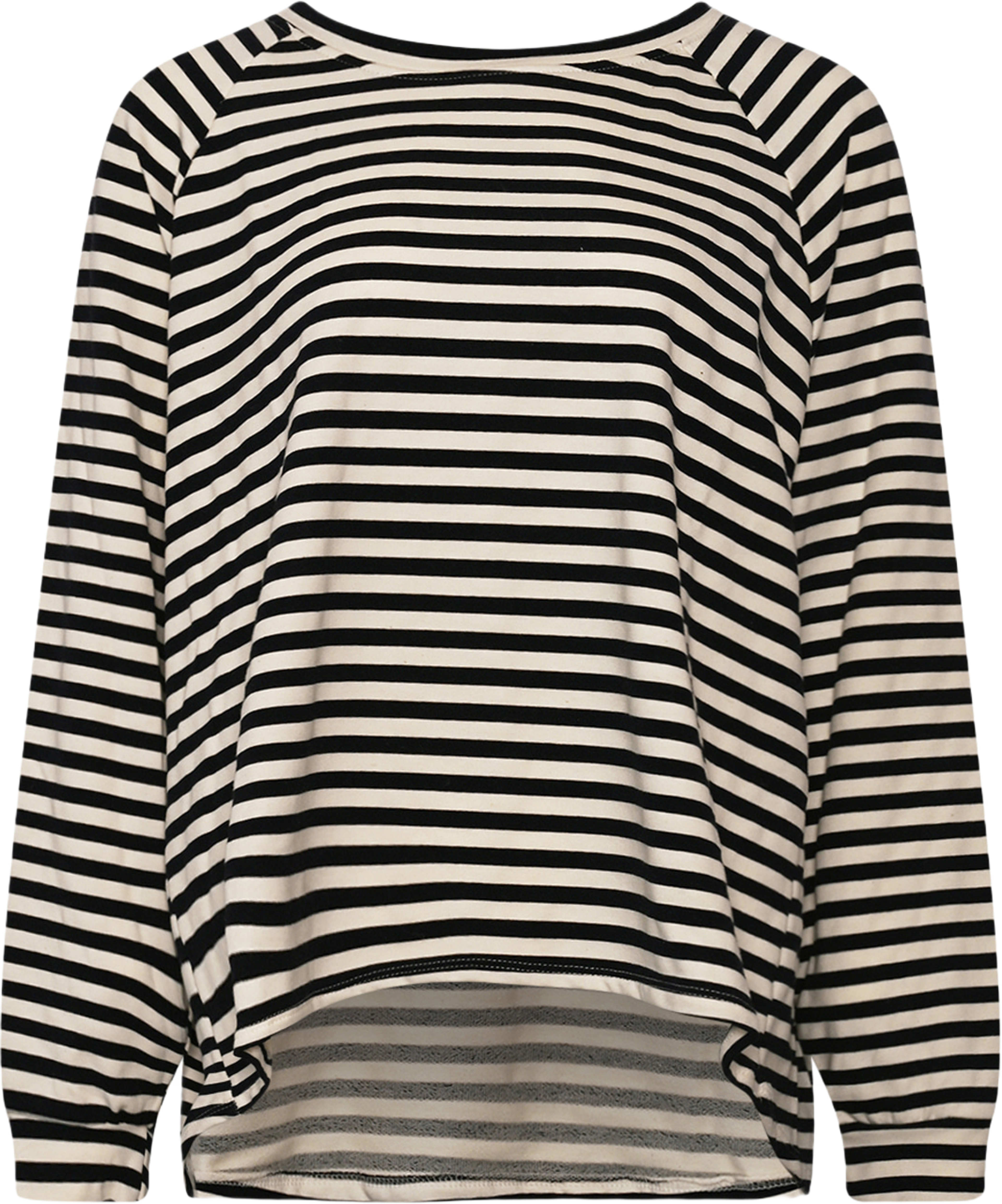 Ibi, Oversize Blouse - Navy/off White Stripe