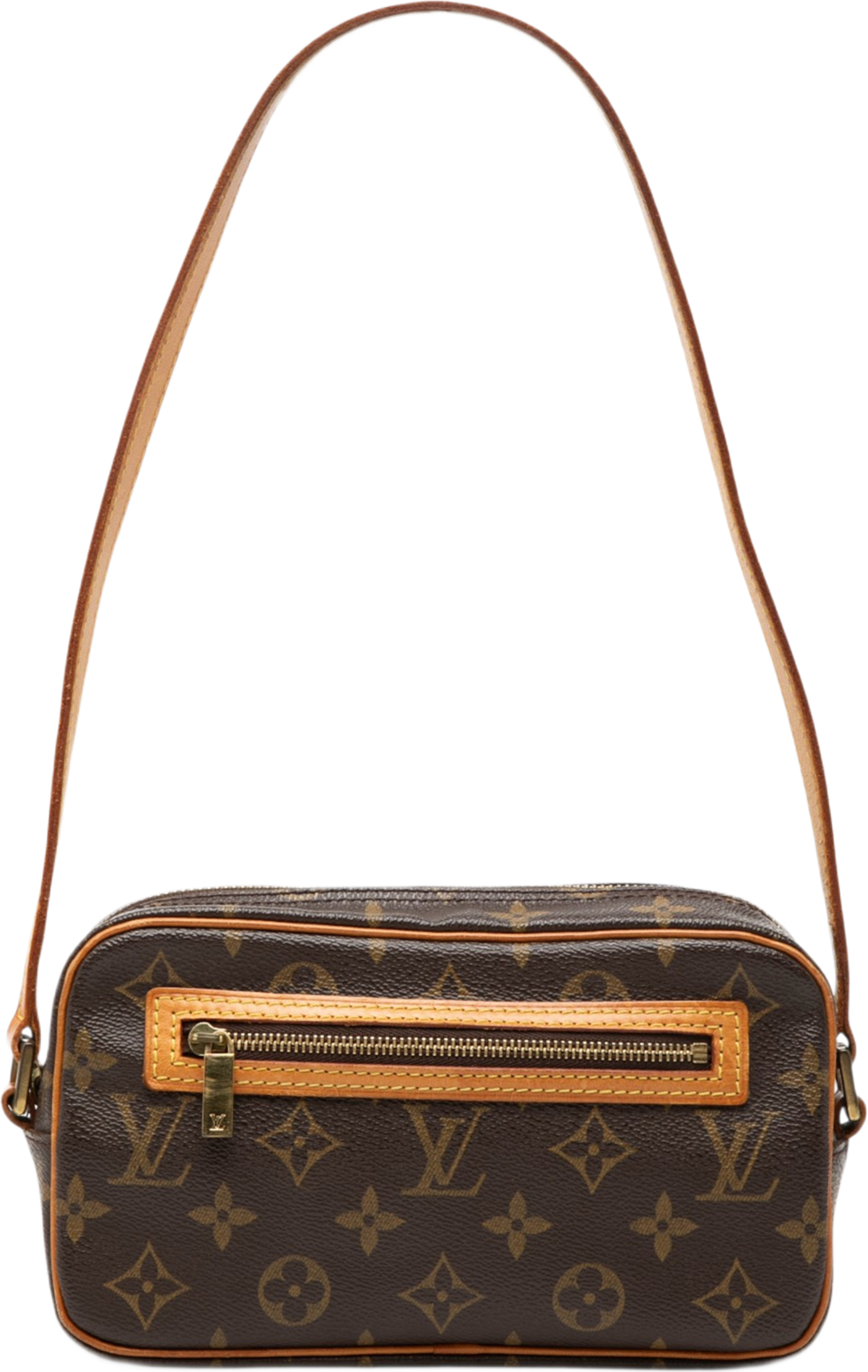 Louis Vuitton Monogram Pochette Cite, från Luxclusif, i färgen brown. Klicka för att öppna bilden i stort format