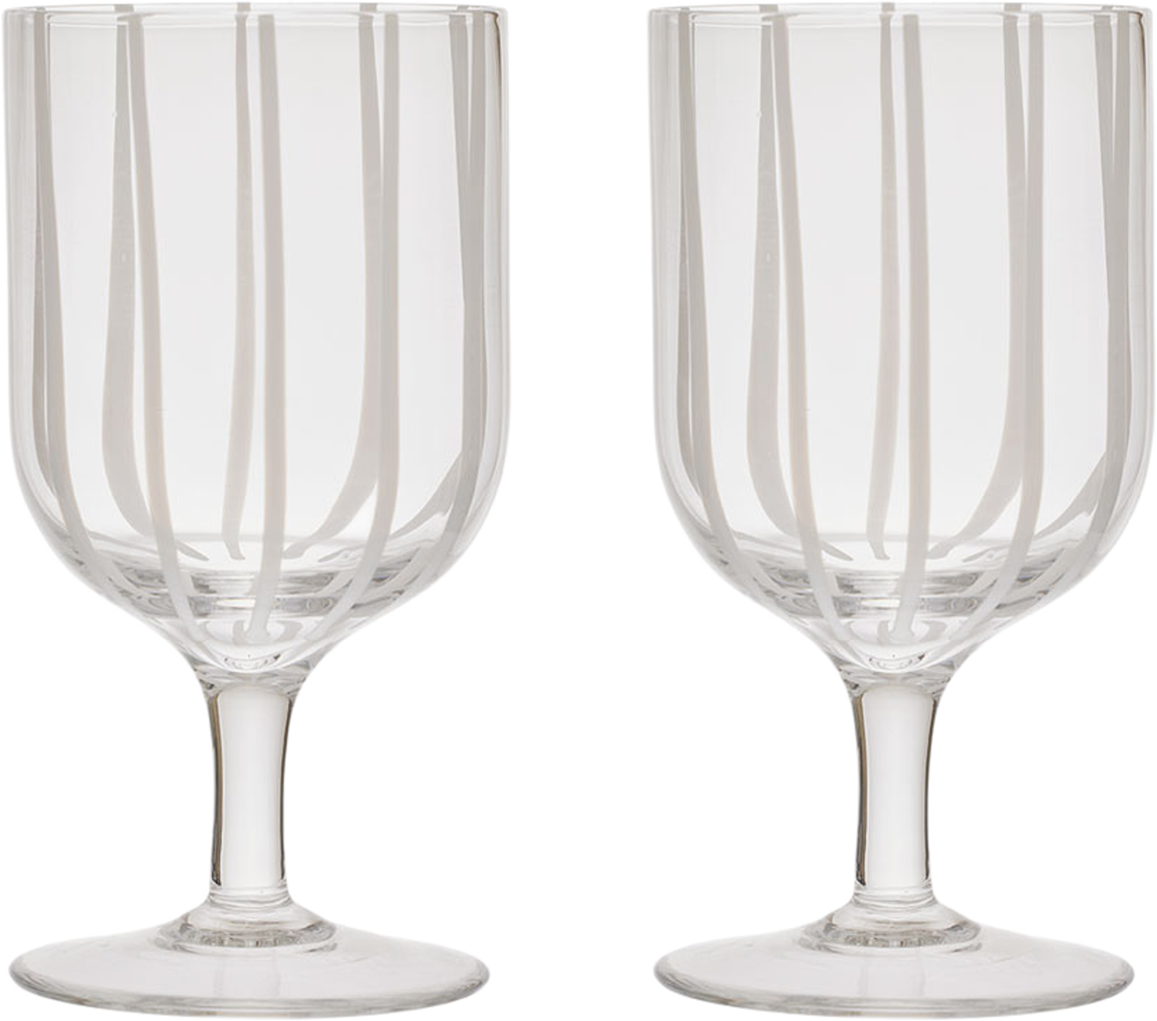 Mizu Wine Glass - Pack Of 2, från OYOY Living, i färgen clear. Klicka för att öppna bilden i stort format