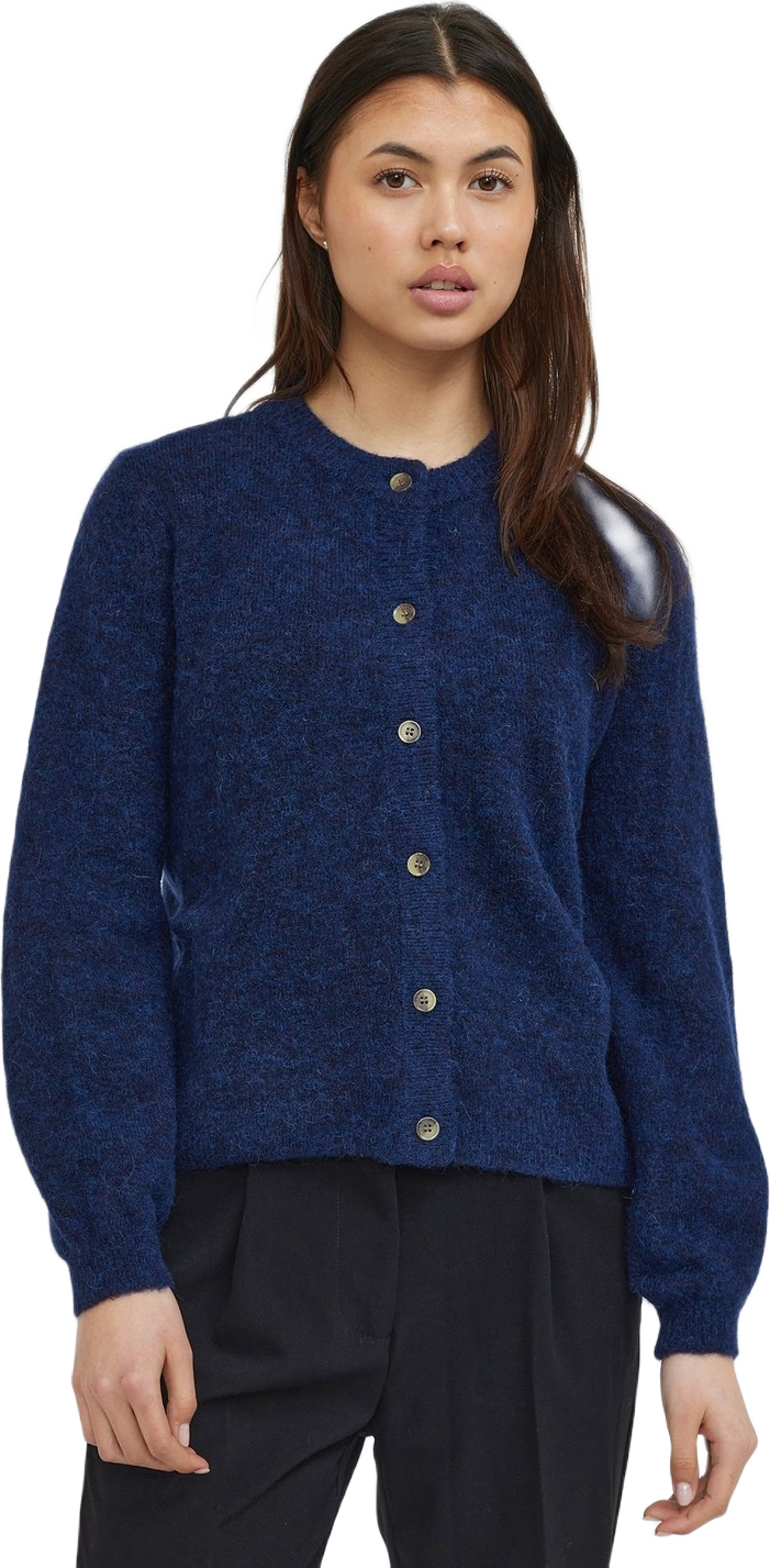 Srallison O-neck Cardigan Knit
