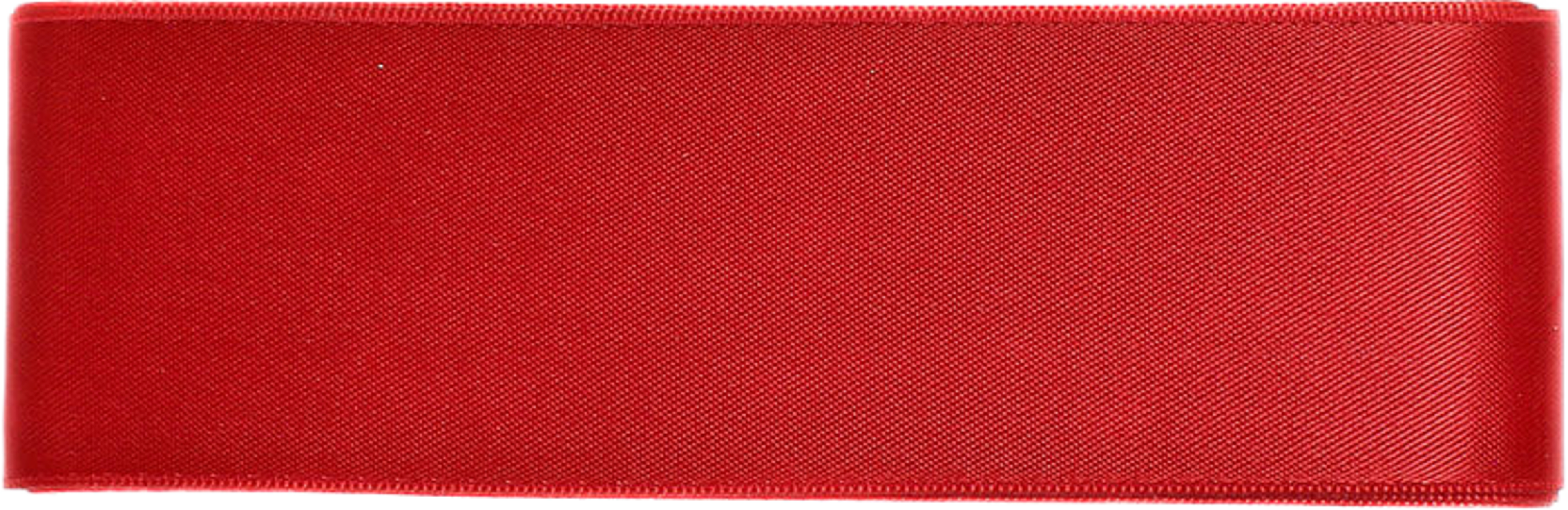 Rött Satinband 38 mm, 3 meter, från Trend-Tex, i färgen Red. Klicka för att öppna bilden i stort format