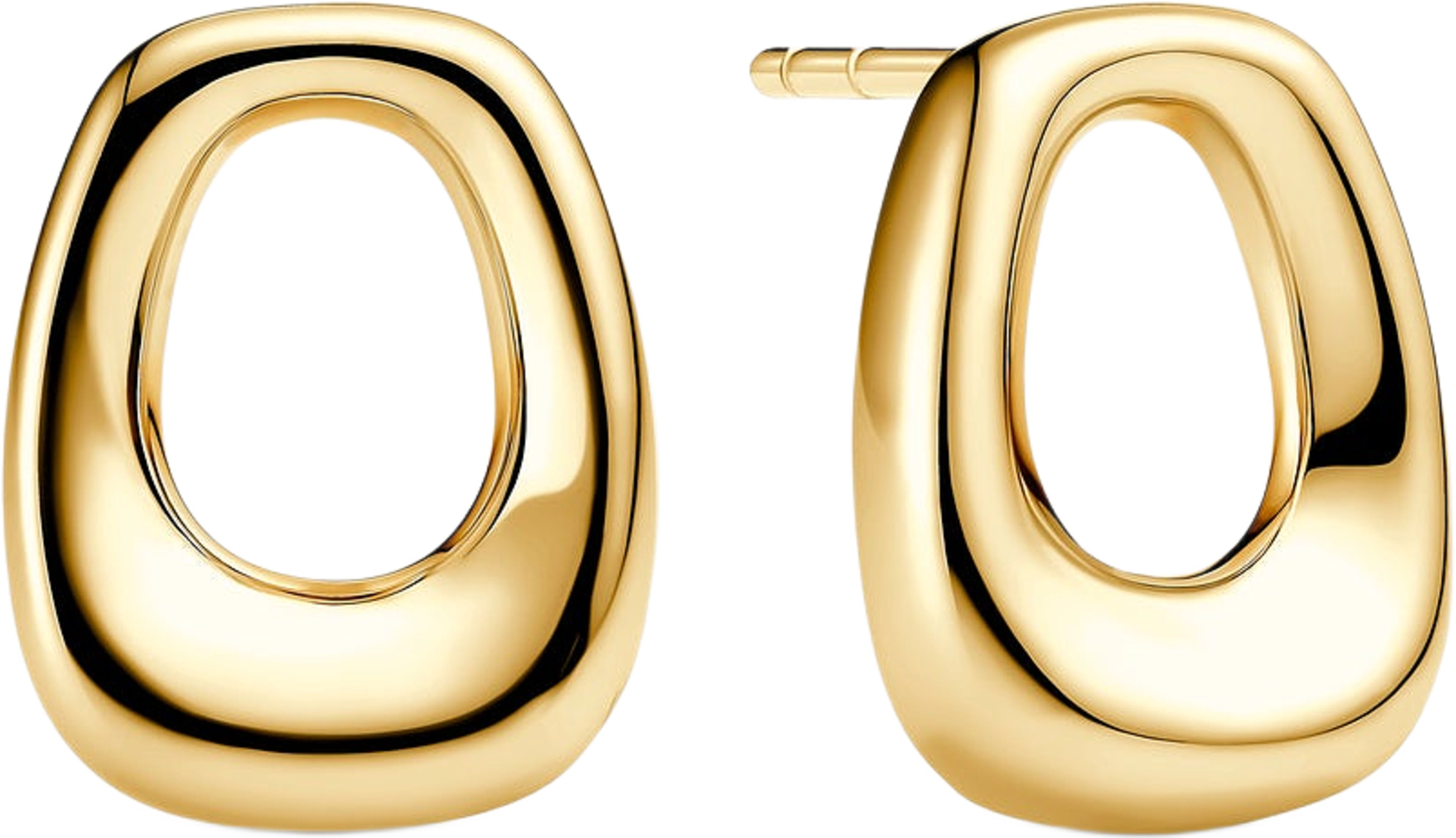 Örhängen Borsa Parvus, från Sif Jakobs Jewellery, i färgen 18k guldpläterad. Klicka för att öppna bilden i stort format