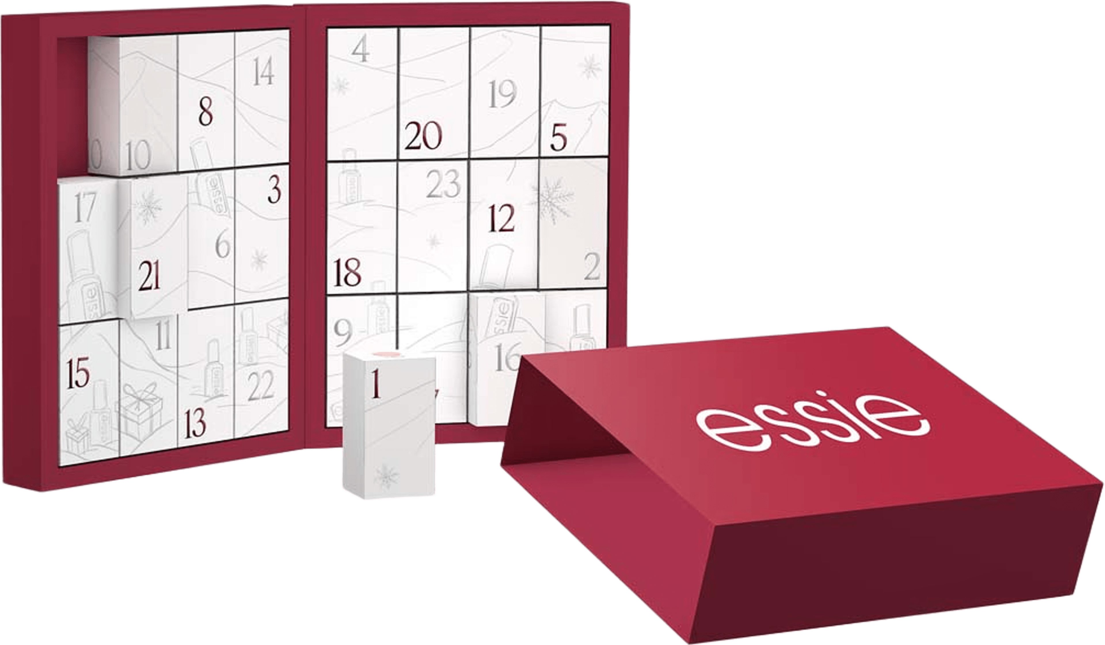 Advent Calendar 2026, från Essie. Klicka för att öppna bilden i stort format