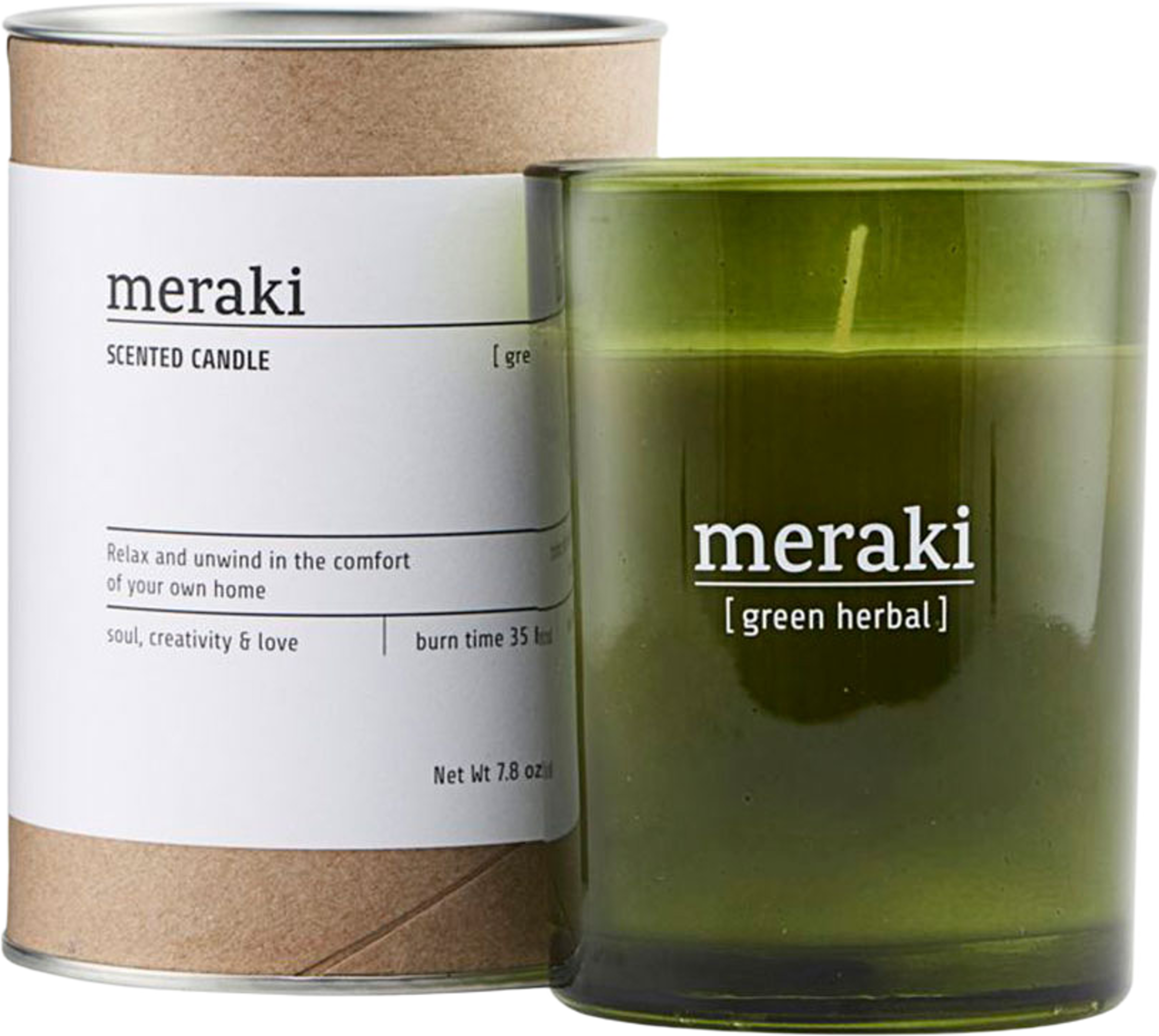 Doftljus, Green Herbal, från Meraki. Klicka för att öppna bilden i stort format