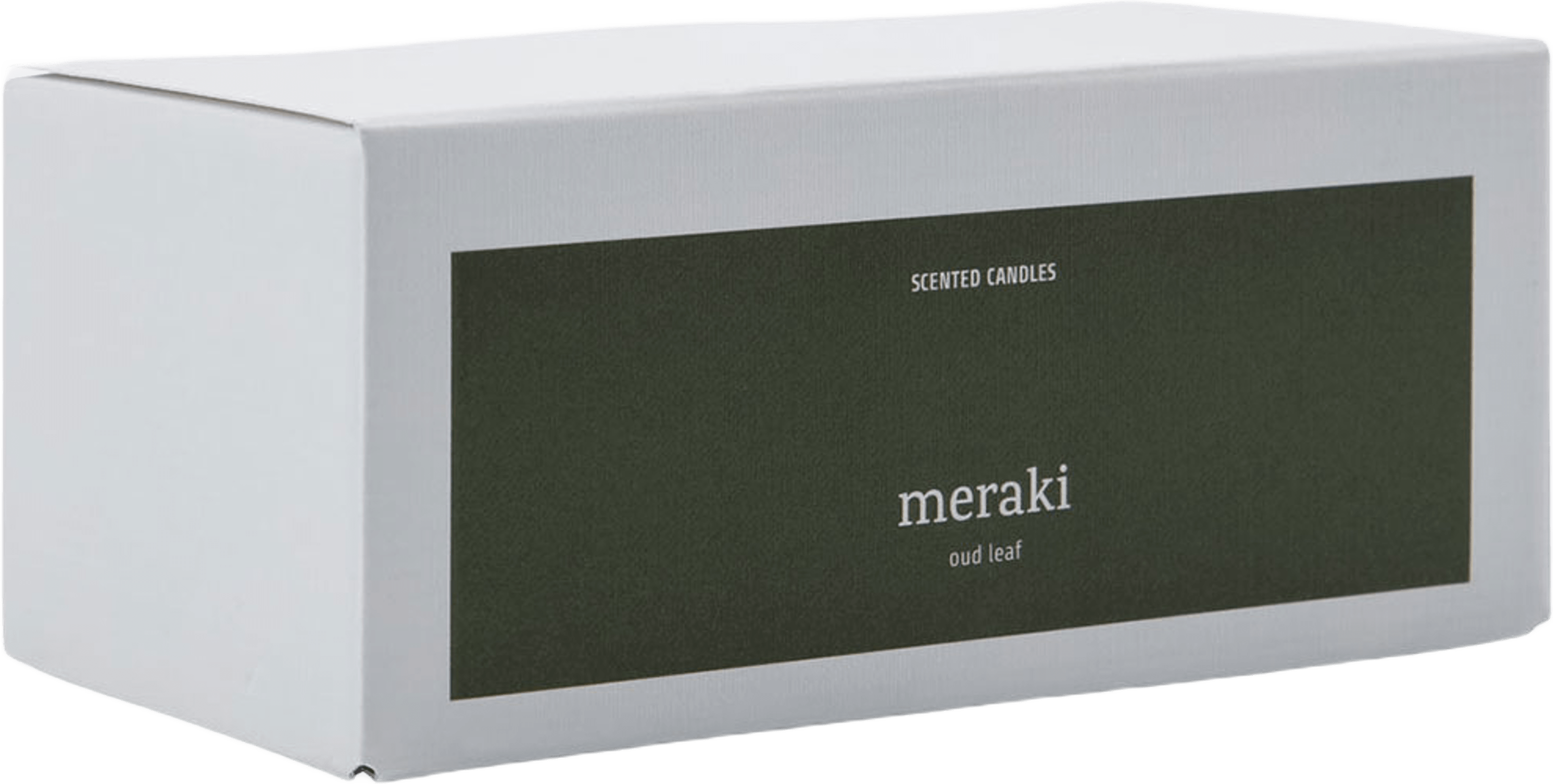 Doftljus, Oud leaf, från Meraki. Klicka för att öppna bilden i stort format