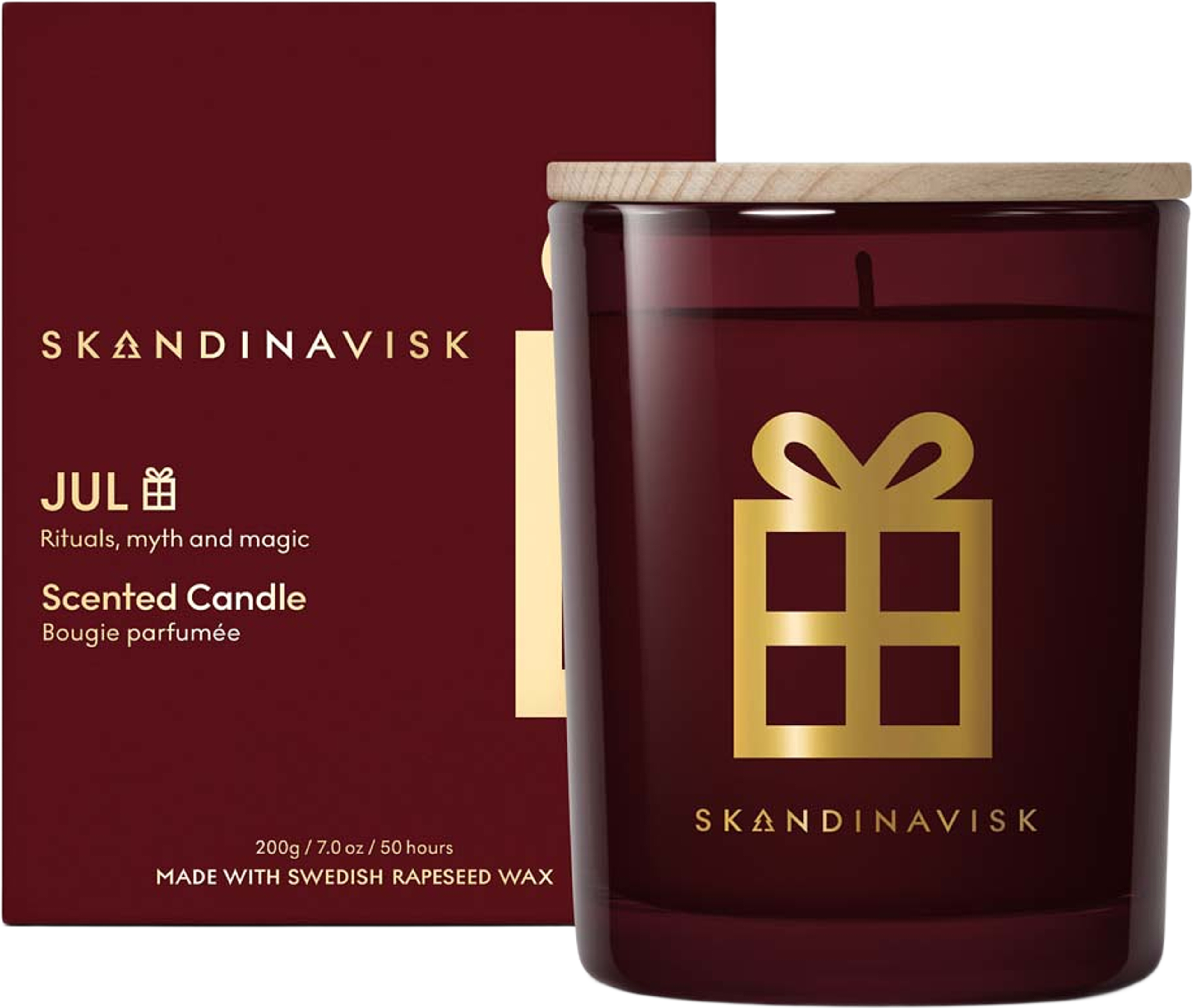 JUL Gold Symbol doftljus, från Skandinavisk. Klicka för att öppna bilden i stort format