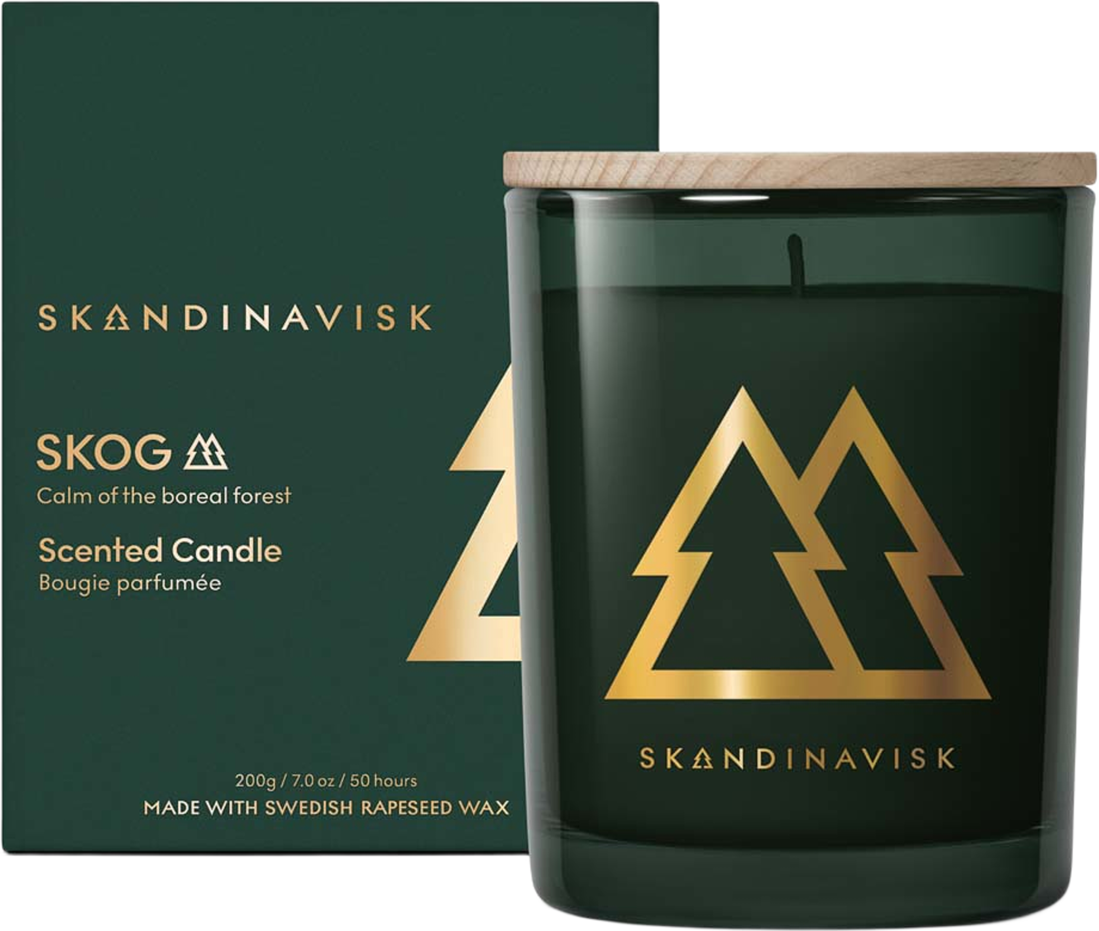 SKOG Gold Symbol doftljus, från Skandinavisk. Klicka för att öppna bilden i stort format