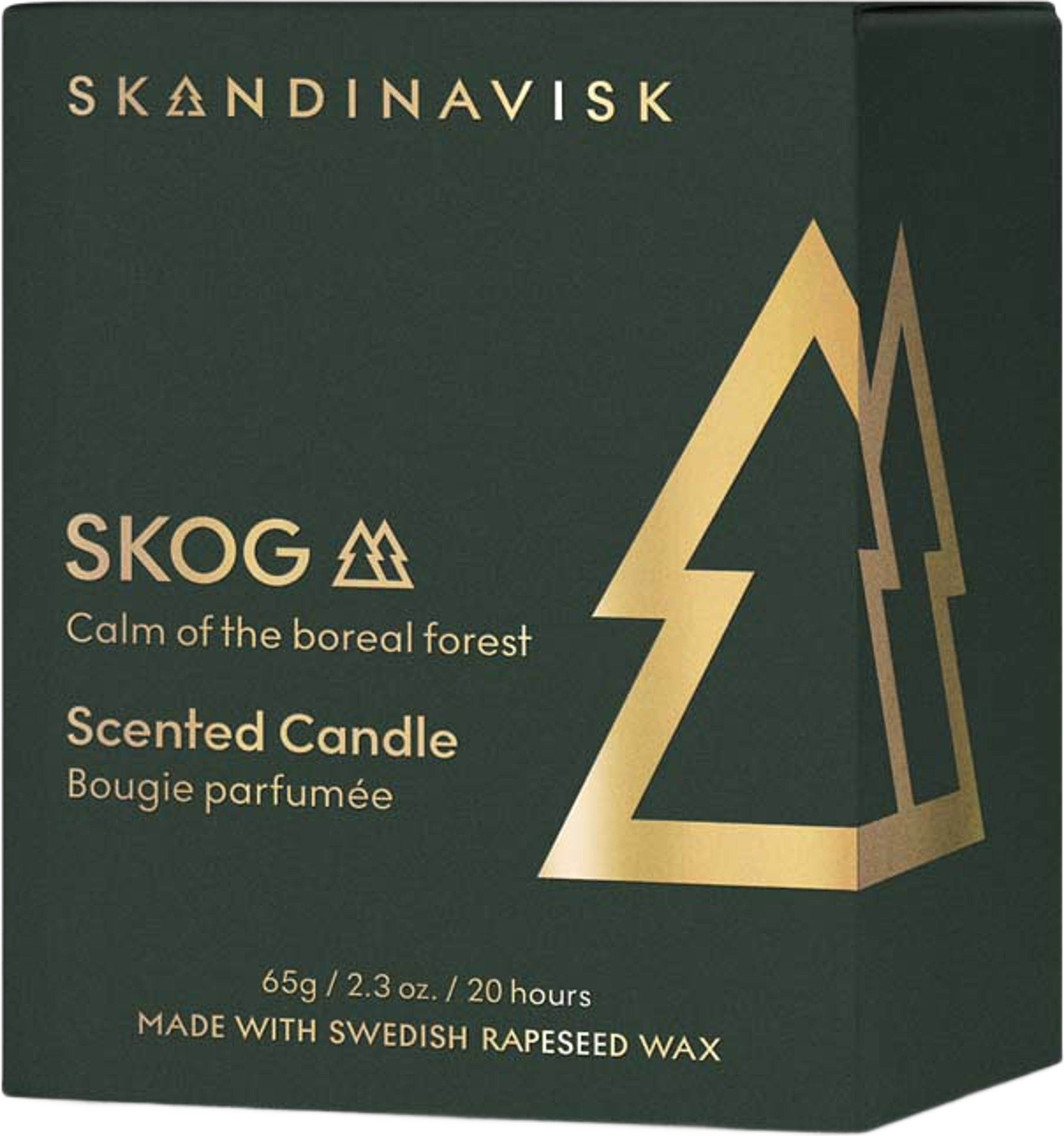 SKOG Gold Symbol doftljus, från Skandinavisk. Klicka för att öppna bilden i stort format