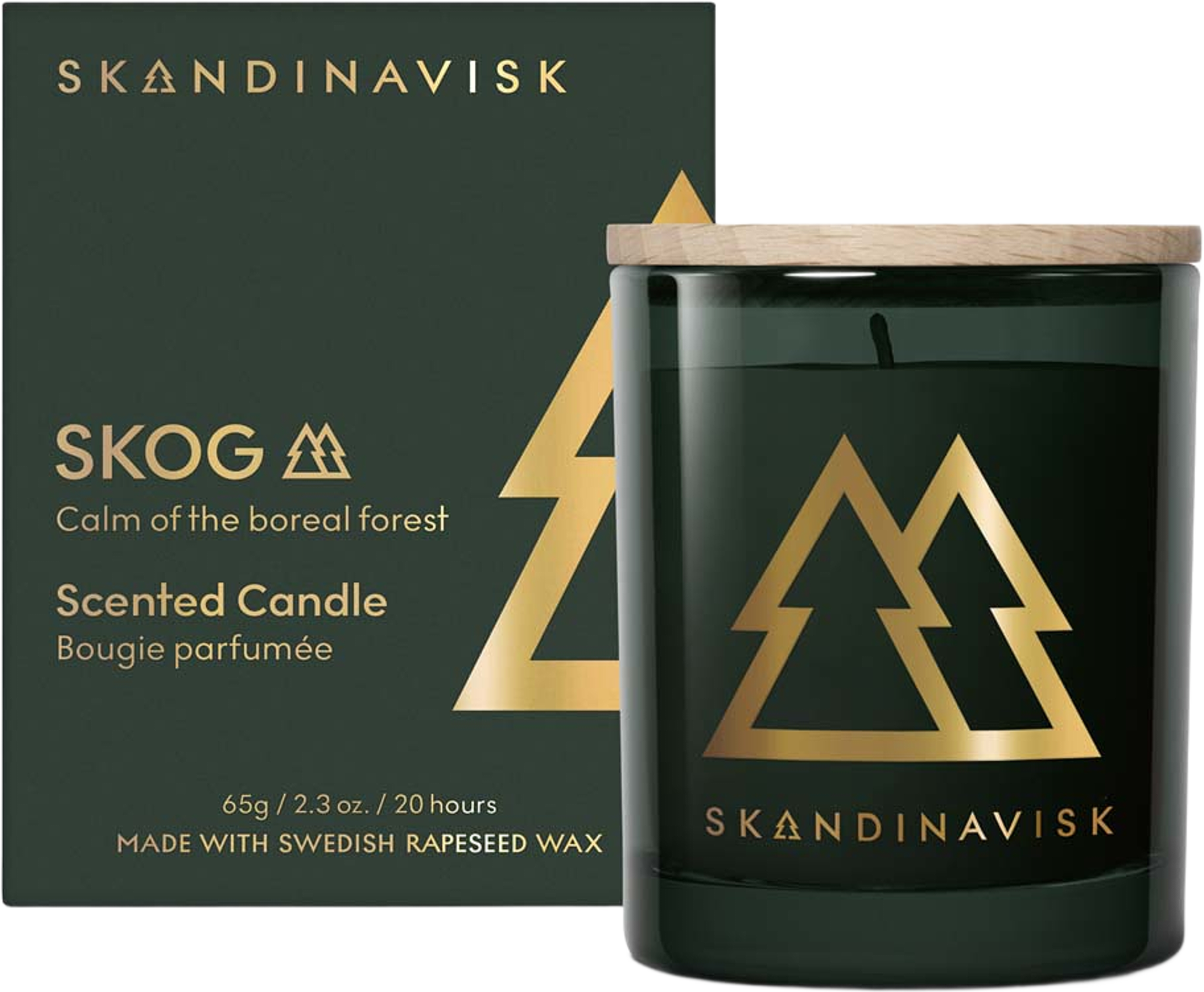 SKOG Gold Symbol doftljus, från Skandinavisk. Klicka för att öppna bilden i stort format