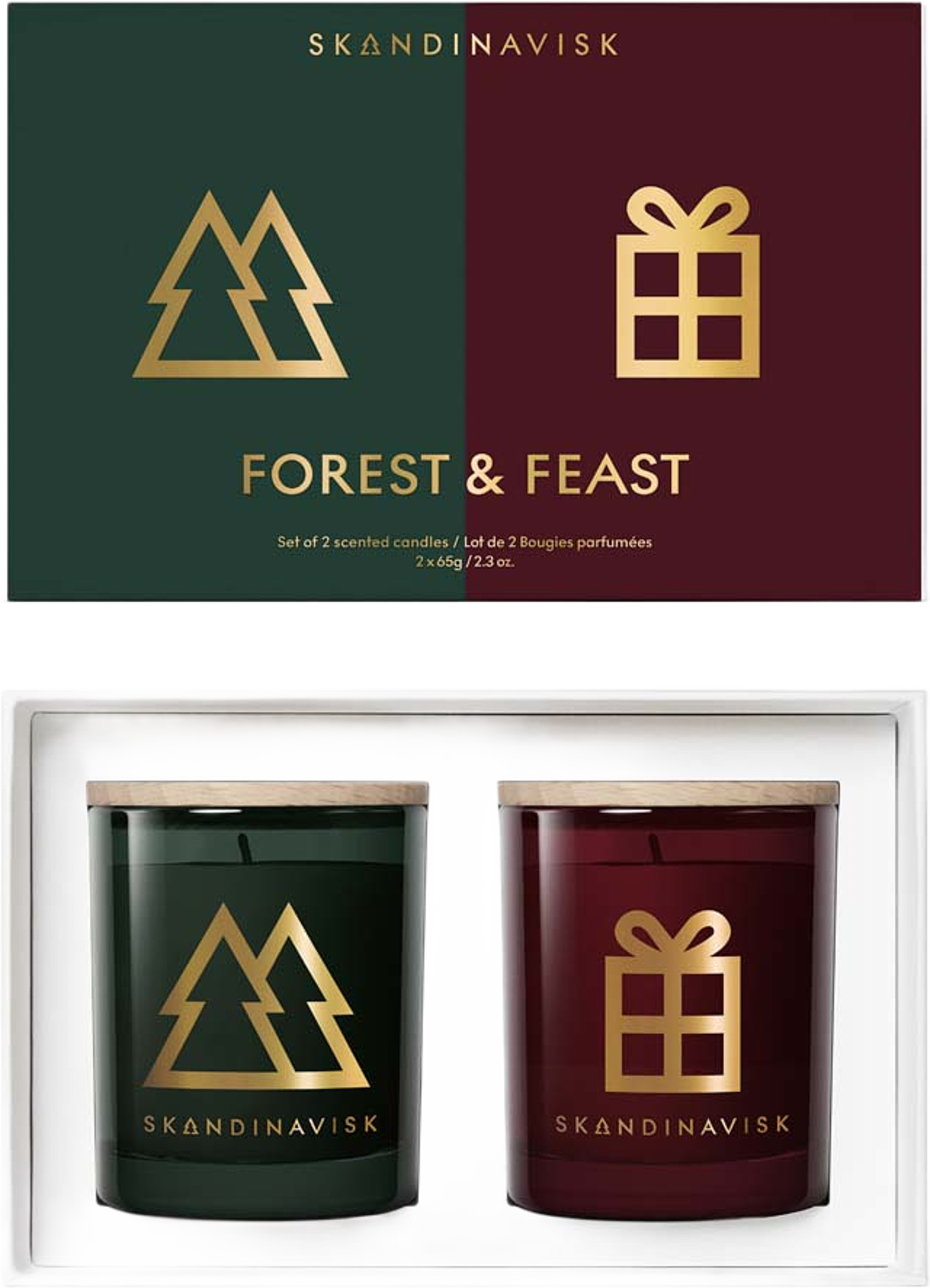FOREST & FEAST doftljus gåvoset, från Skandinavisk. Klicka för att öppna bilden i stort format