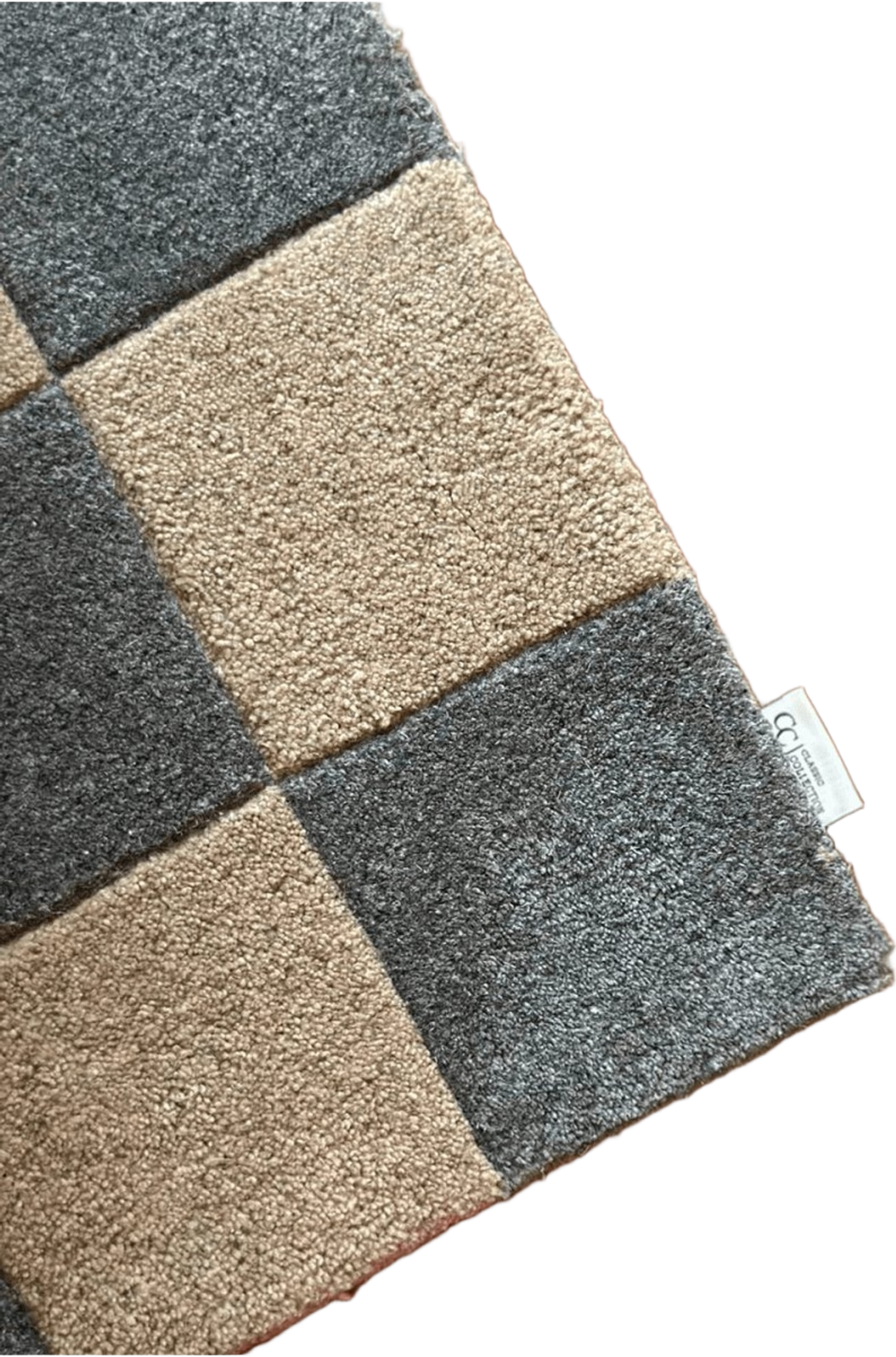 Dörrmatta Square, från Classic Collection, i färgen grey/natural. Klicka för att öppna bilden i stort format