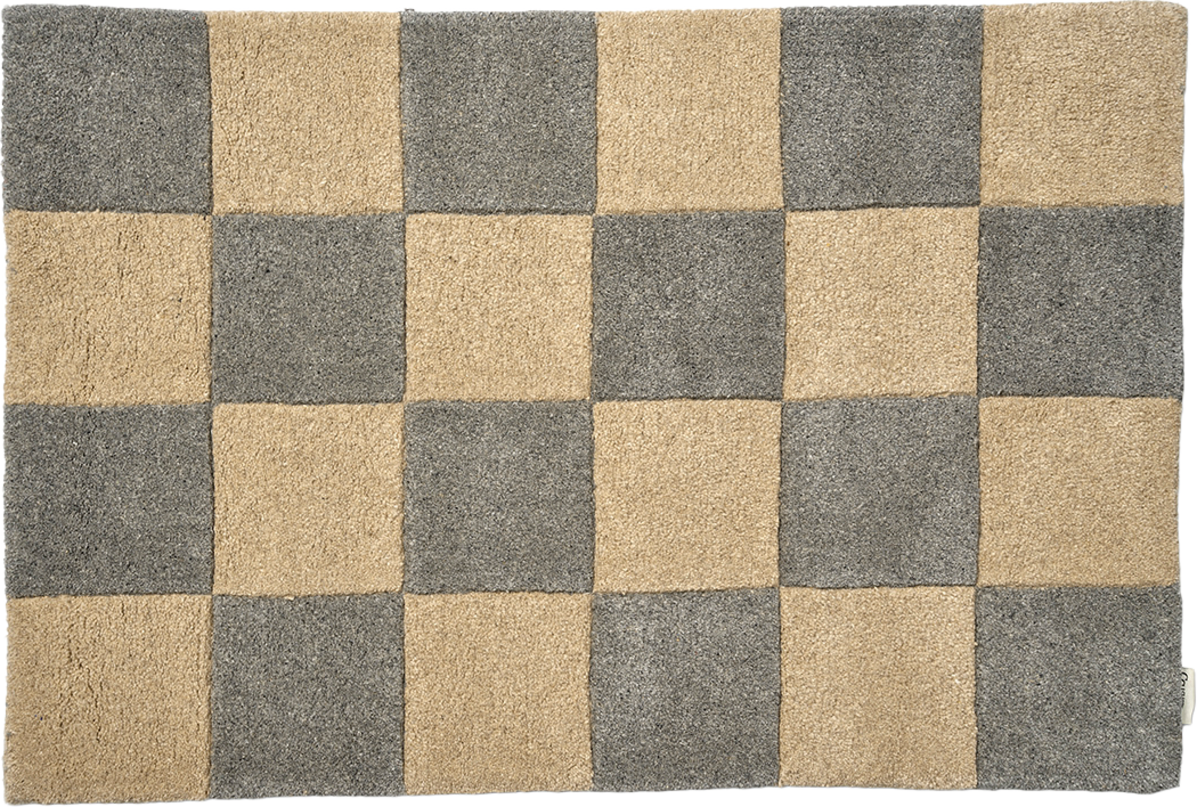 Dörrmatta Square, från Classic Collection, i färgen grey/natural. Klicka för att öppna bilden i stort format