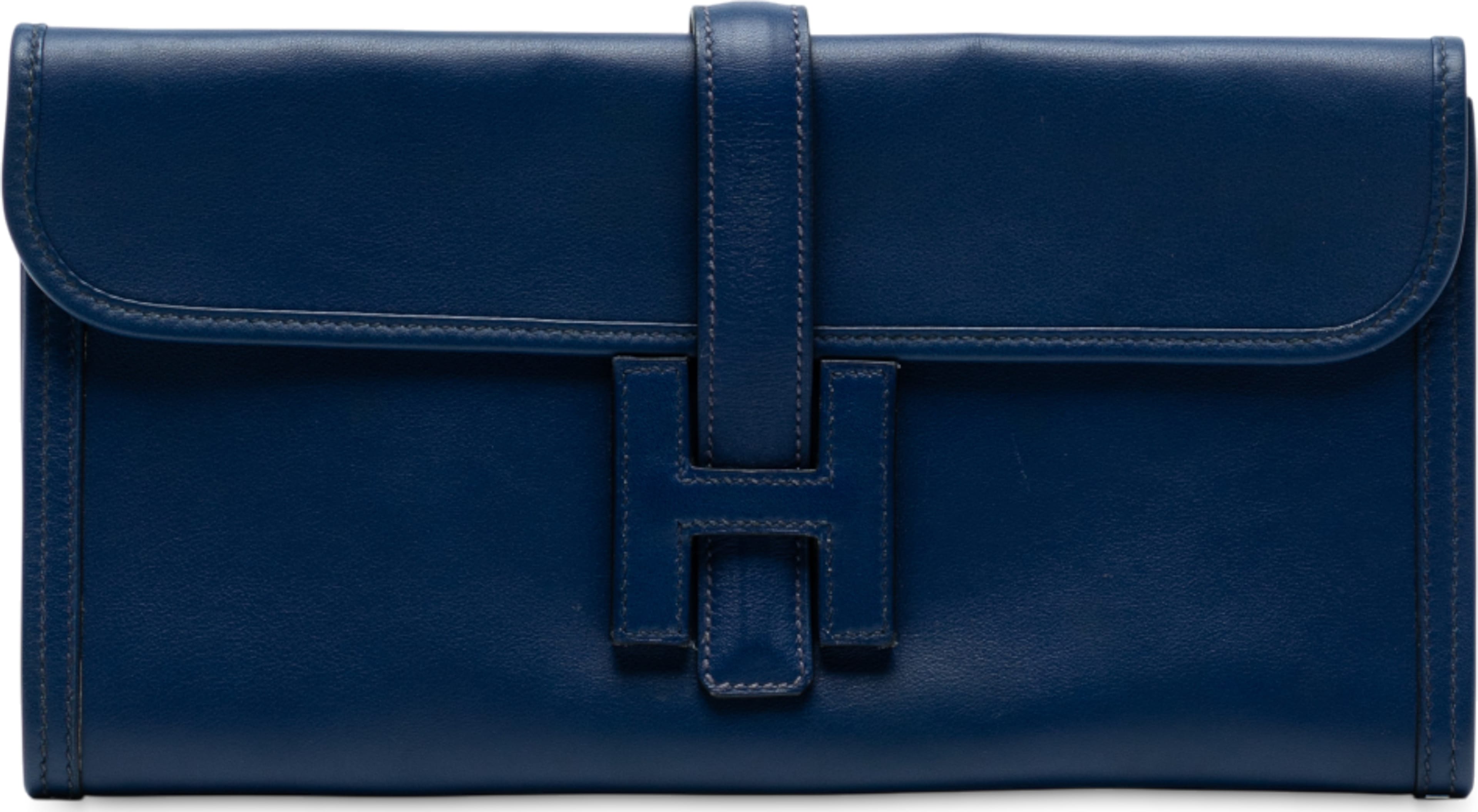 Hermès Swift Jige Elan 29, från Luxclusif, i färgen midnight blue. Klicka för att öppna bilden i stort format