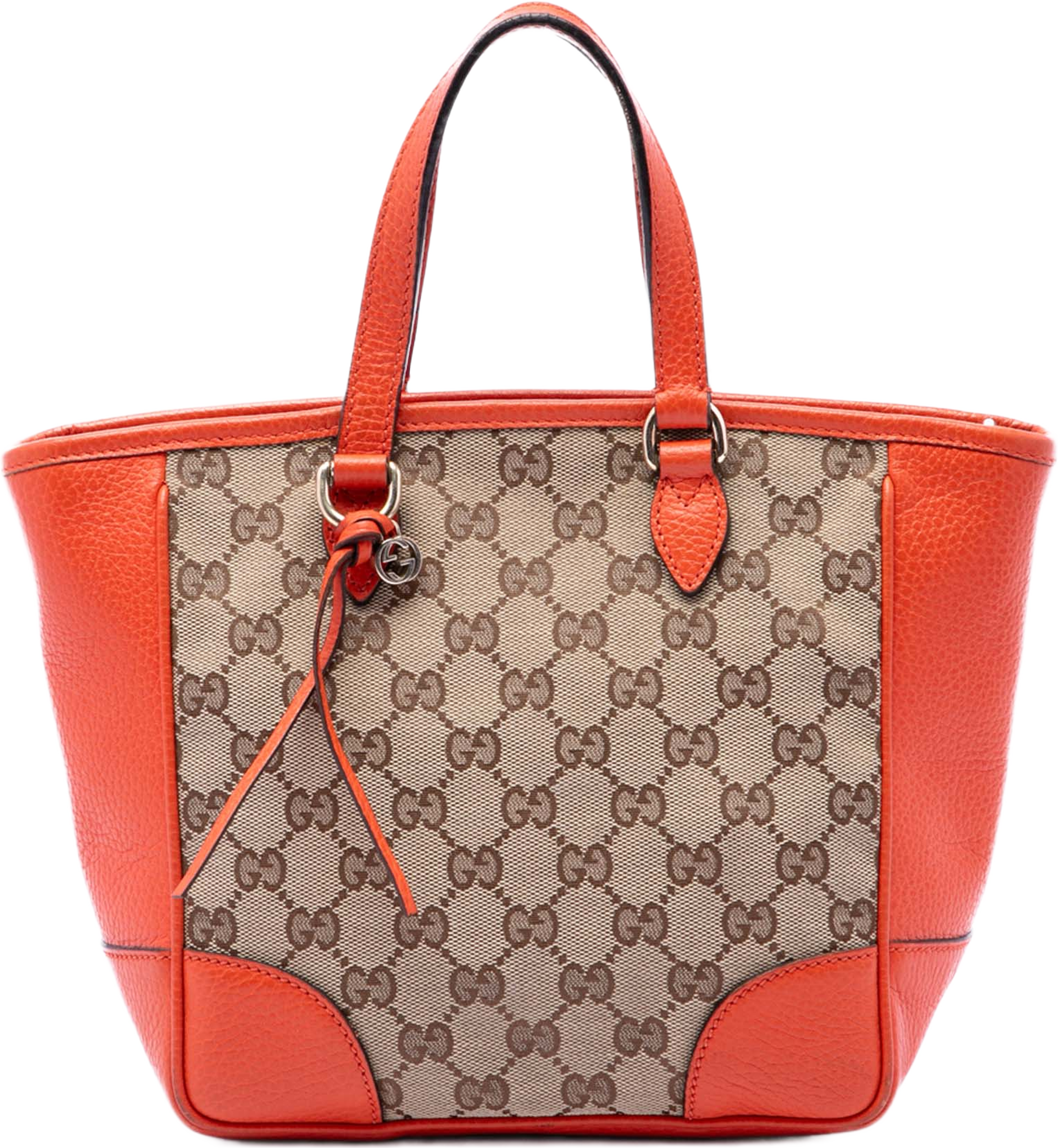 Gucci Small Gg Canvas Bree Satchel, från Luxclusif, i färgen beige. Klicka för att öppna bilden i stort format