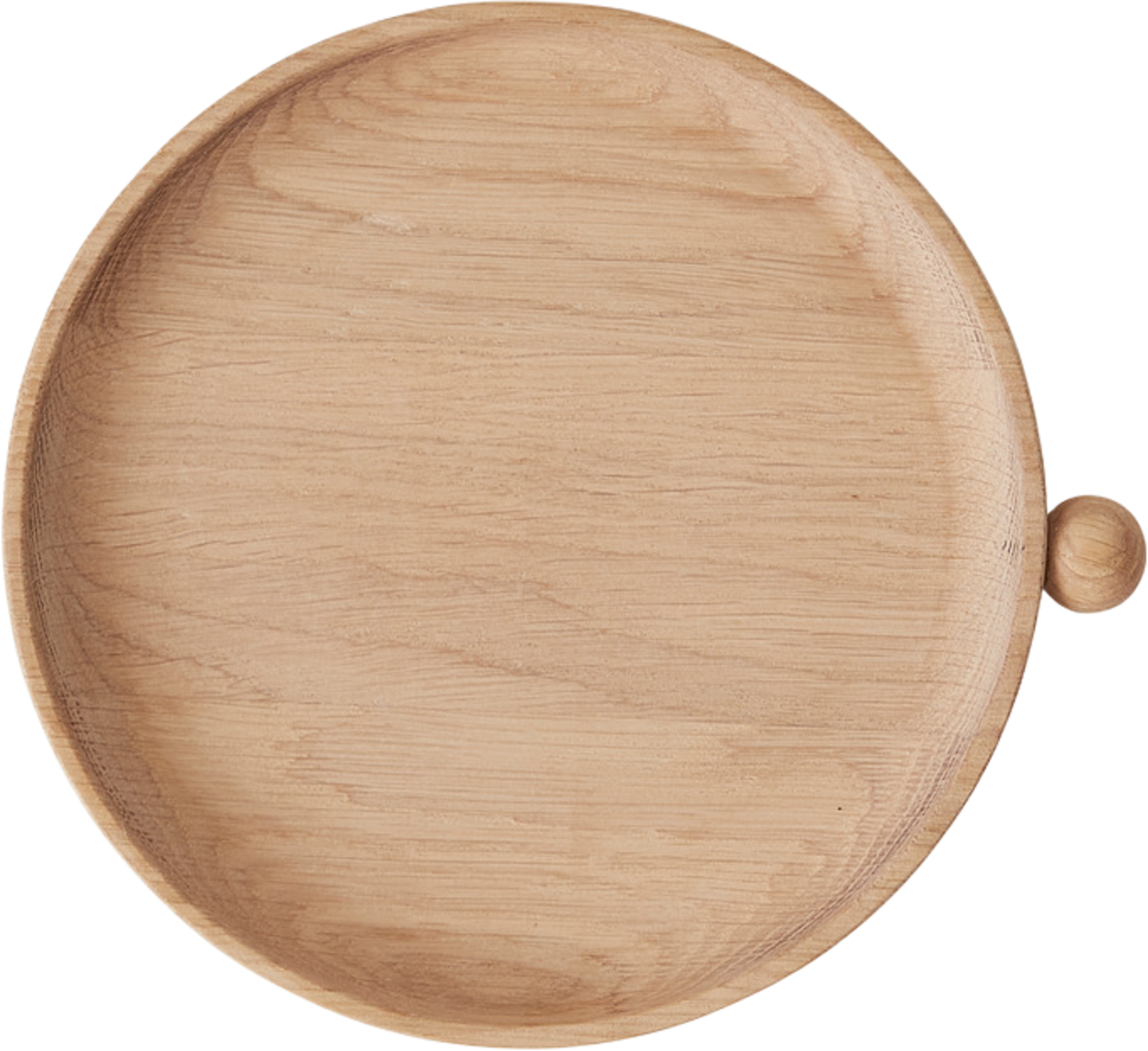 Inka Wood Tray Round, från OYOY Living, i färgen nature. Klicka för att öppna bilden i stort format