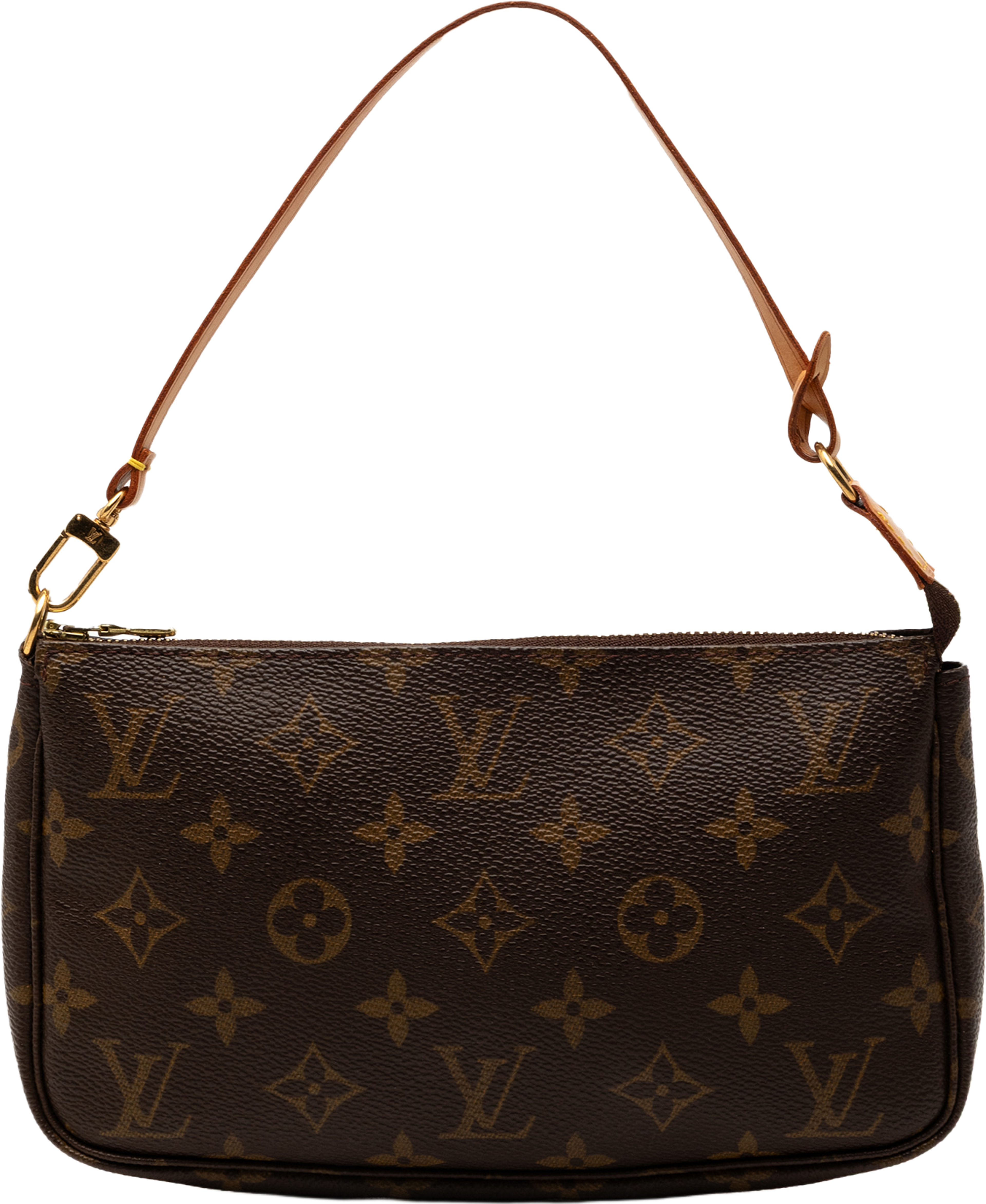 Louis Vuitton Monogram Pochette Accessoires, från Luxclusif, i färgen brown. Klicka för att öppna bilden i stort format