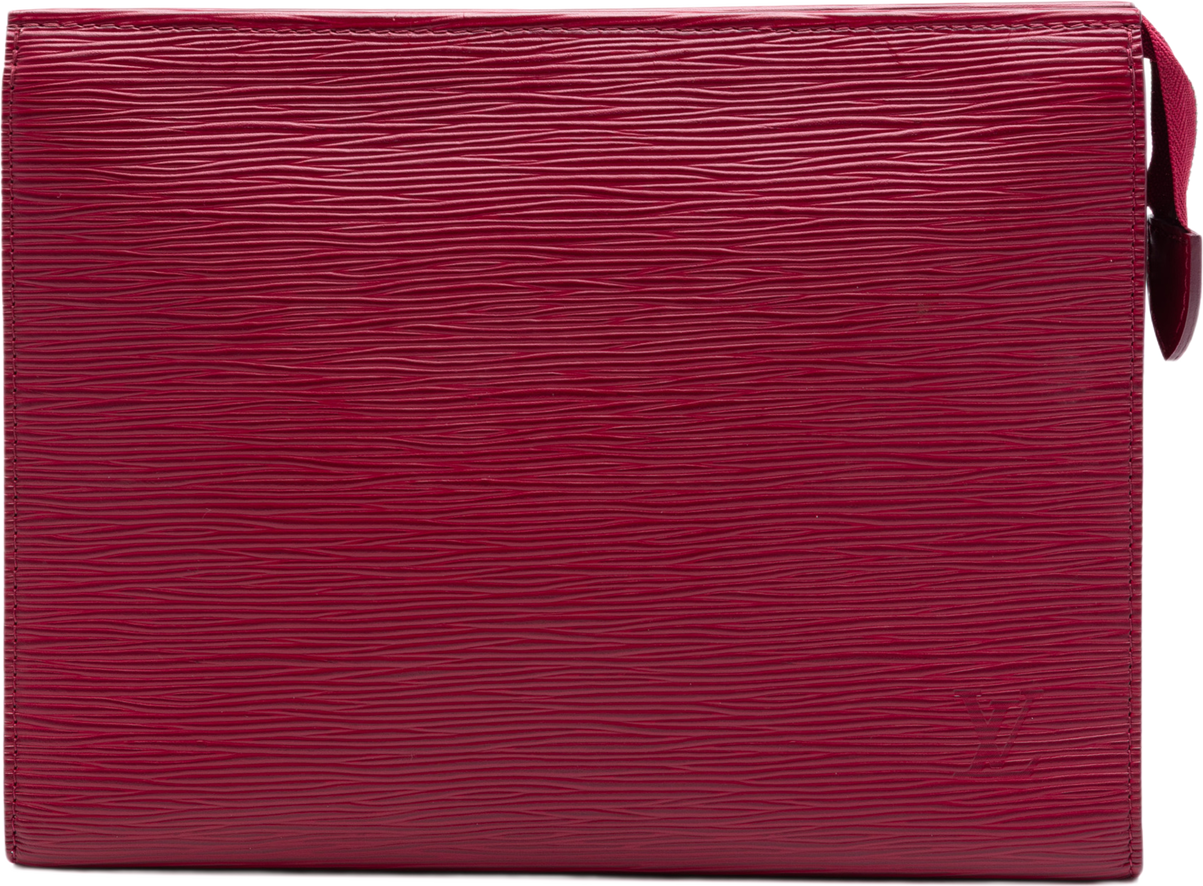 Louis Vuitton Epi Toiletry Pouch 26, från Luxclusif, i färgen red. Klicka för att öppna bilden i stort format