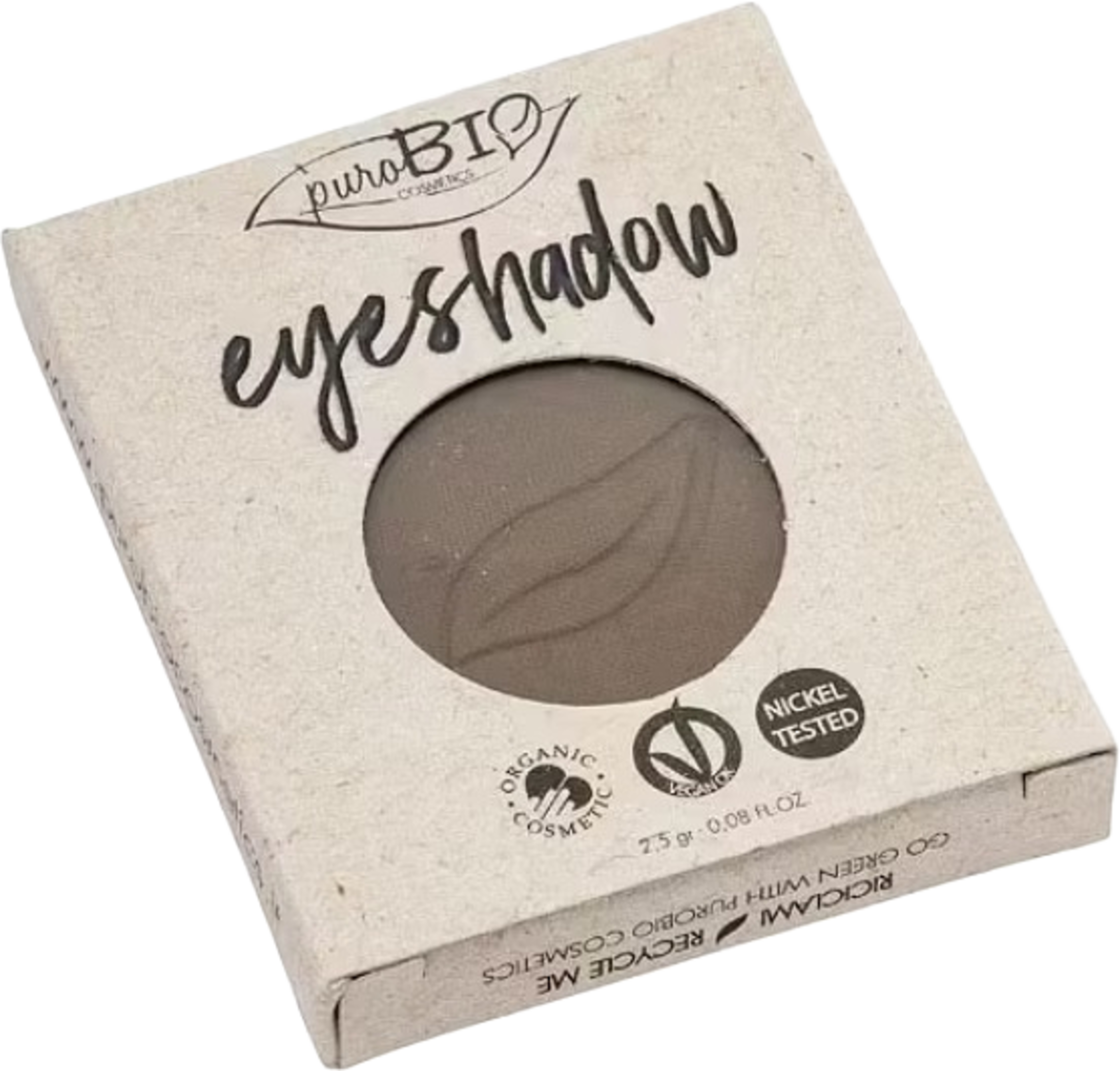 Eyeshadows - Powder - Refill, från PuroBio, i färgen 14 cold brown refill. Klicka för att öppna bilden i stort format