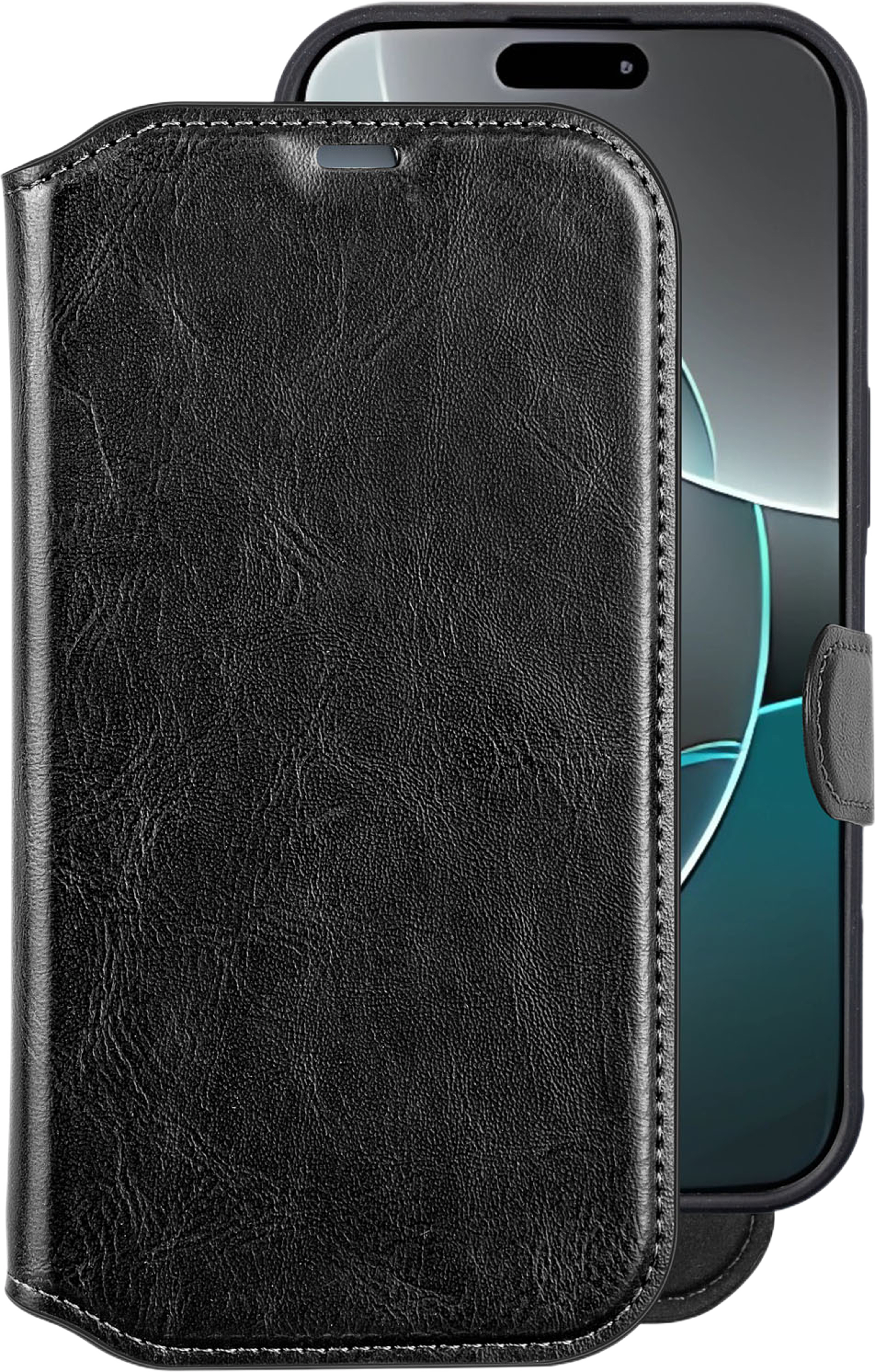 2-in-1 Slim Wallet Iphone 17 Pro, från Champion Nordic, i färgen svart. Klicka för att öppna bilden i stort format