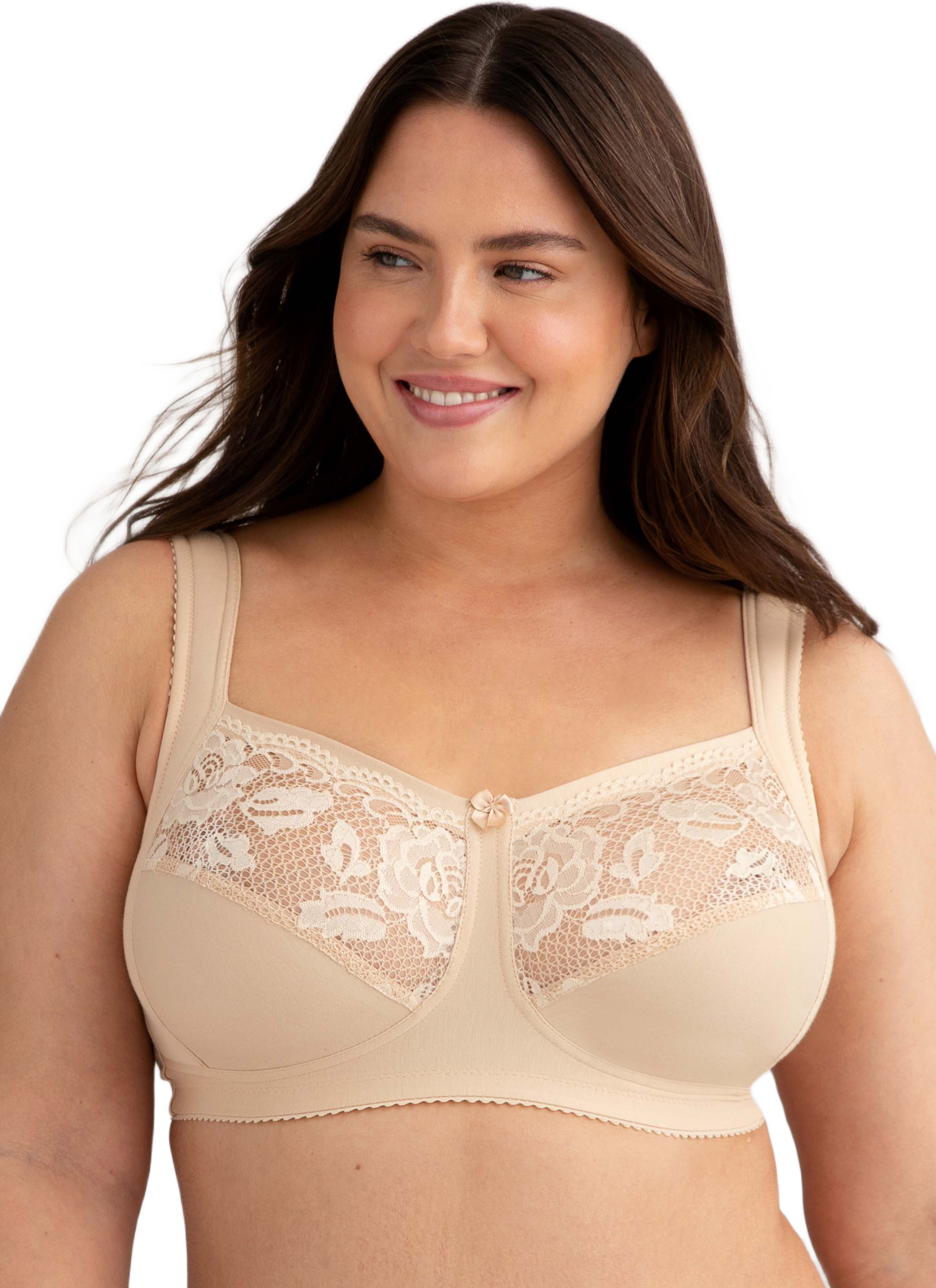 Lovely Lace Support Bomulls-bh Utan Bygel