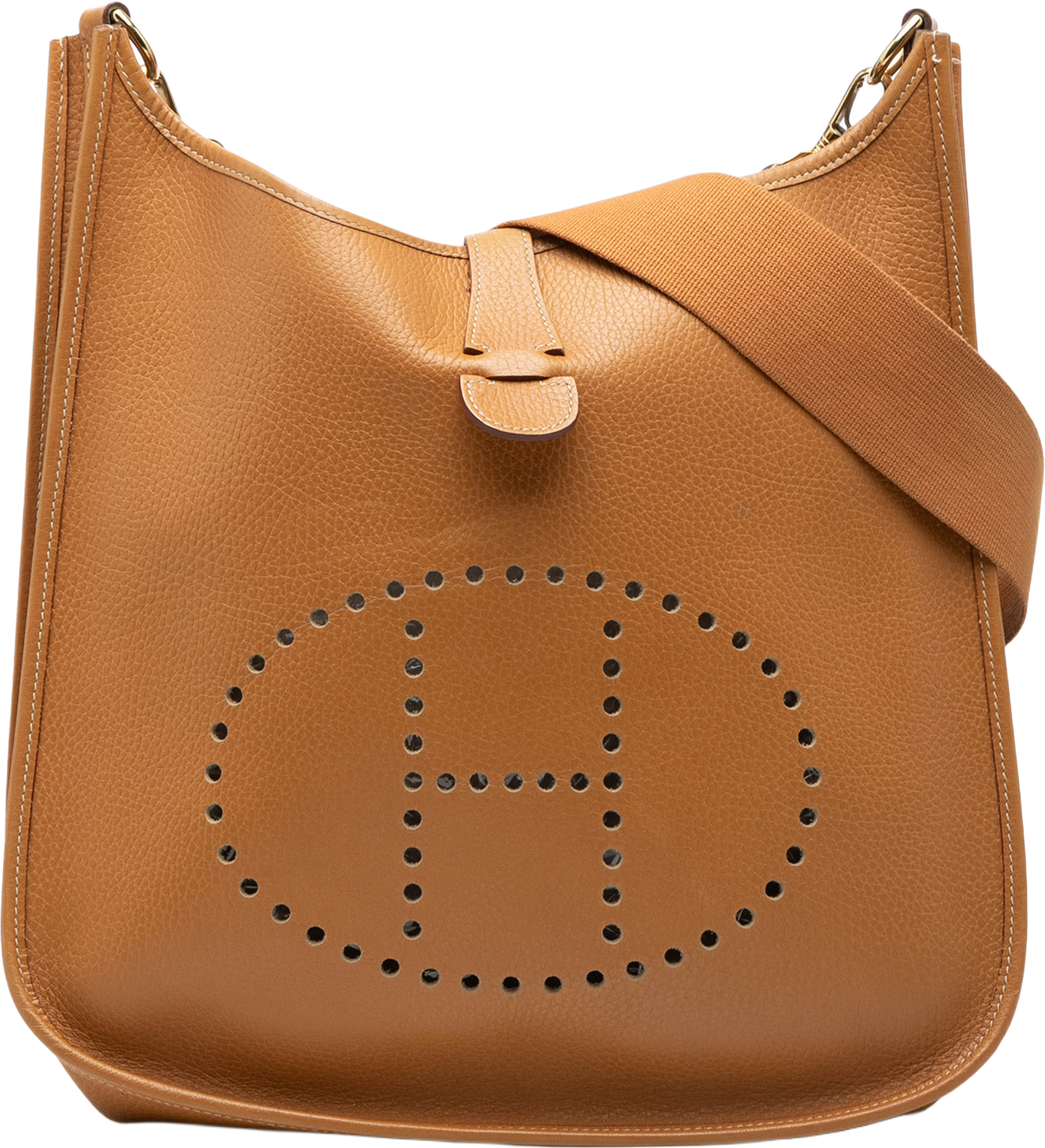 Hermès Clemence Evelyne I 33, från Luxclusif, i färgen brown. Klicka för att öppna bilden i stort format