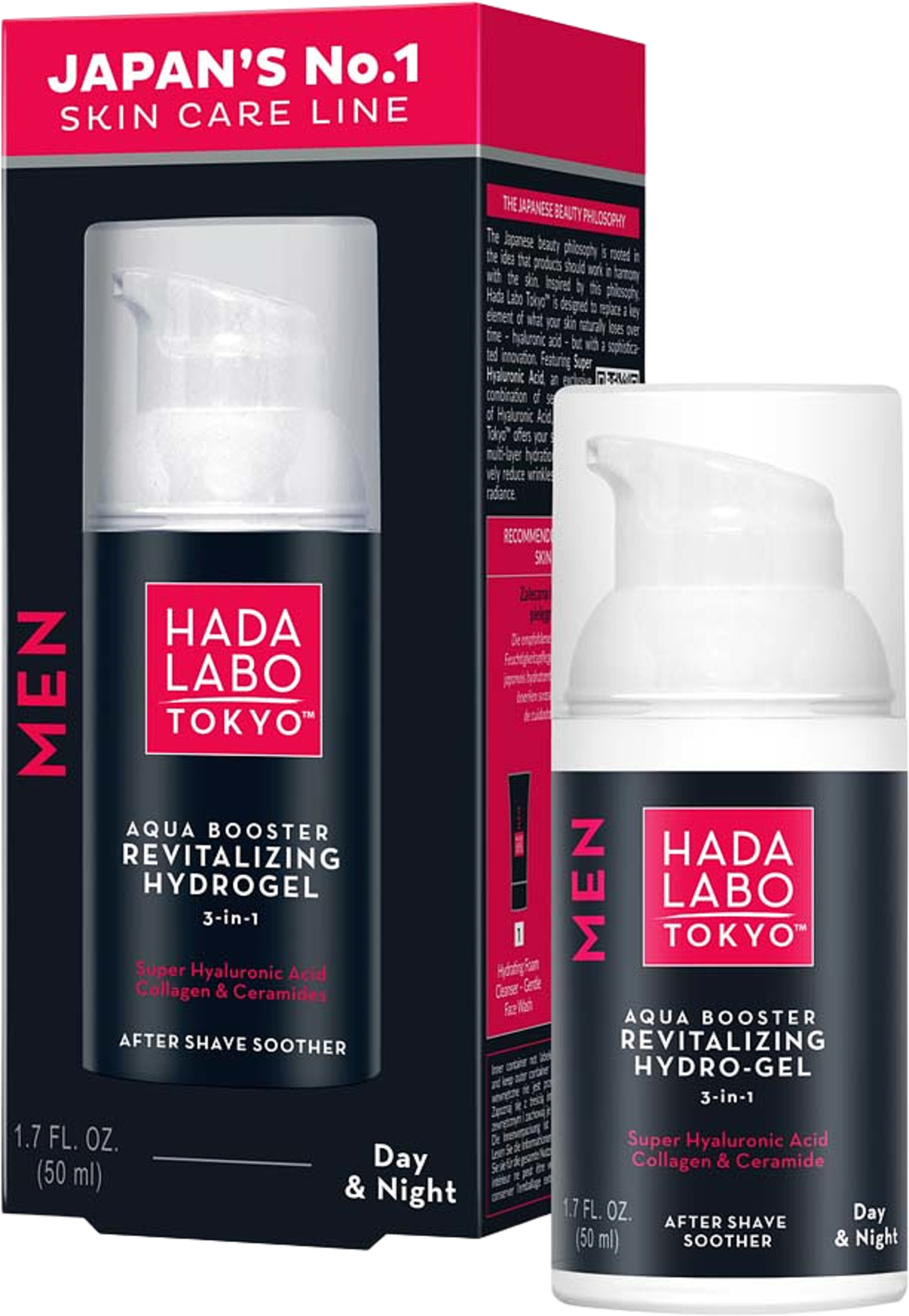 Aqua Booster Revitalizing Hydrogel, från Hada Labo Tokyo. Klicka för att öppna bilden i stort format