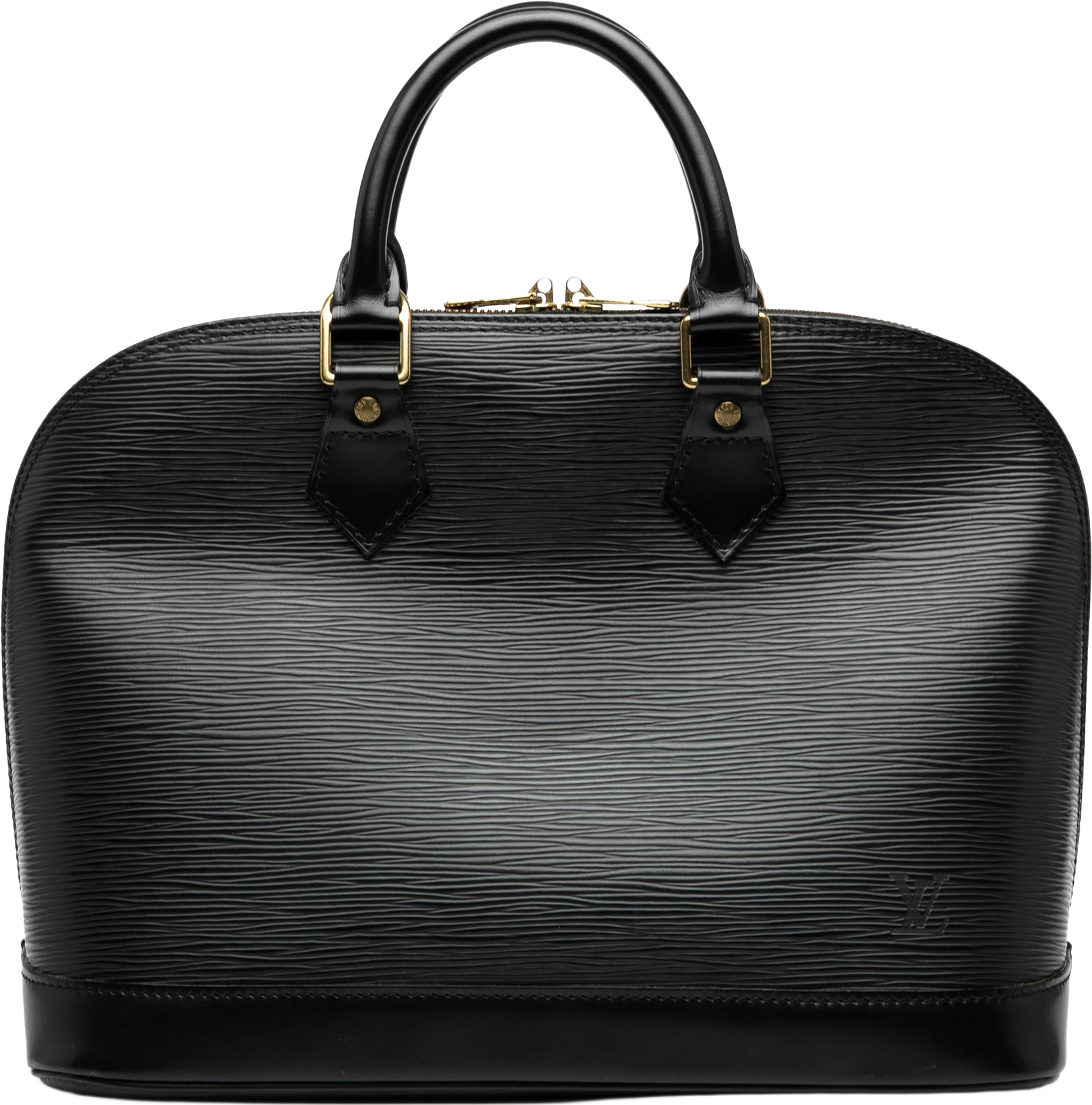 Louis Vuitton Epi Alma Pm, från Luxclusif, i färgen black. Klicka för att öppna bilden i stort format