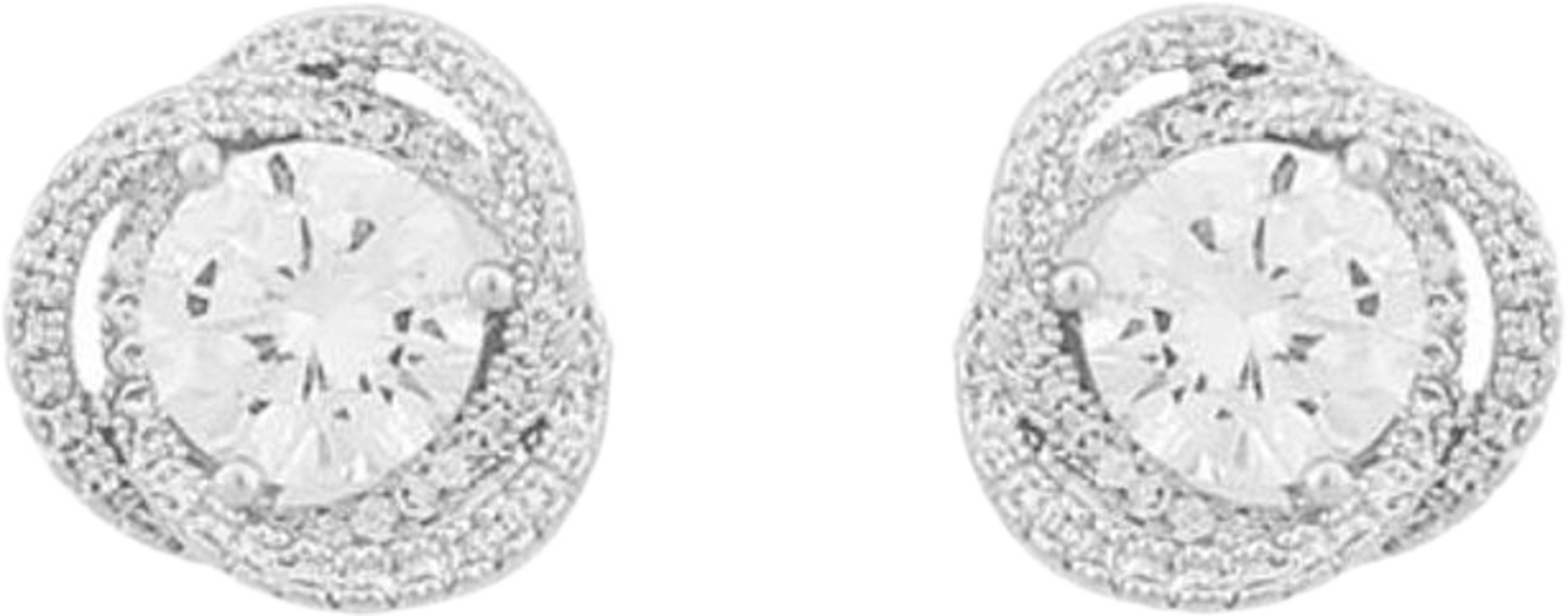 Mona Stone Ear, från SNÖ of Sweden, i färgen s/clear. Klicka för att öppna bilden i stort format