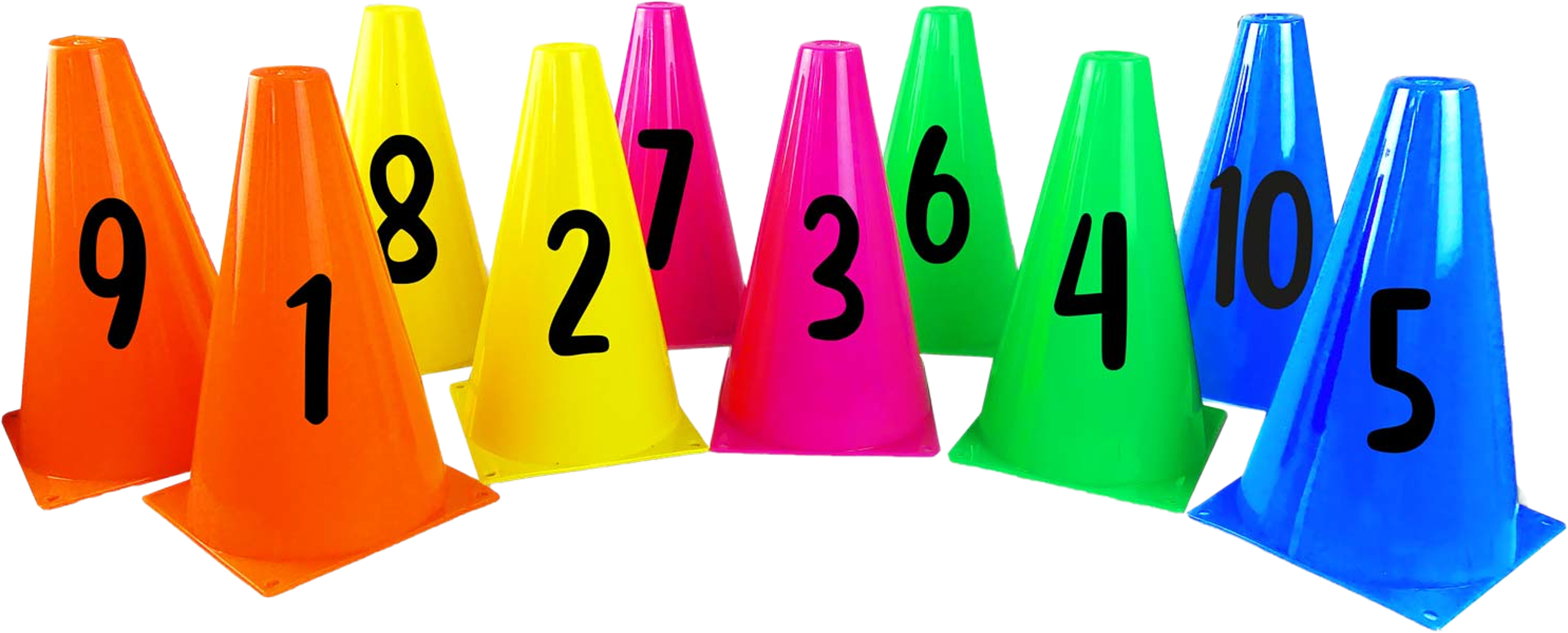 Sifferkoner 23 Cm - Set 1-10, från Sportme, i färgen flerfärgad. Klicka för att öppna bilden i stort format