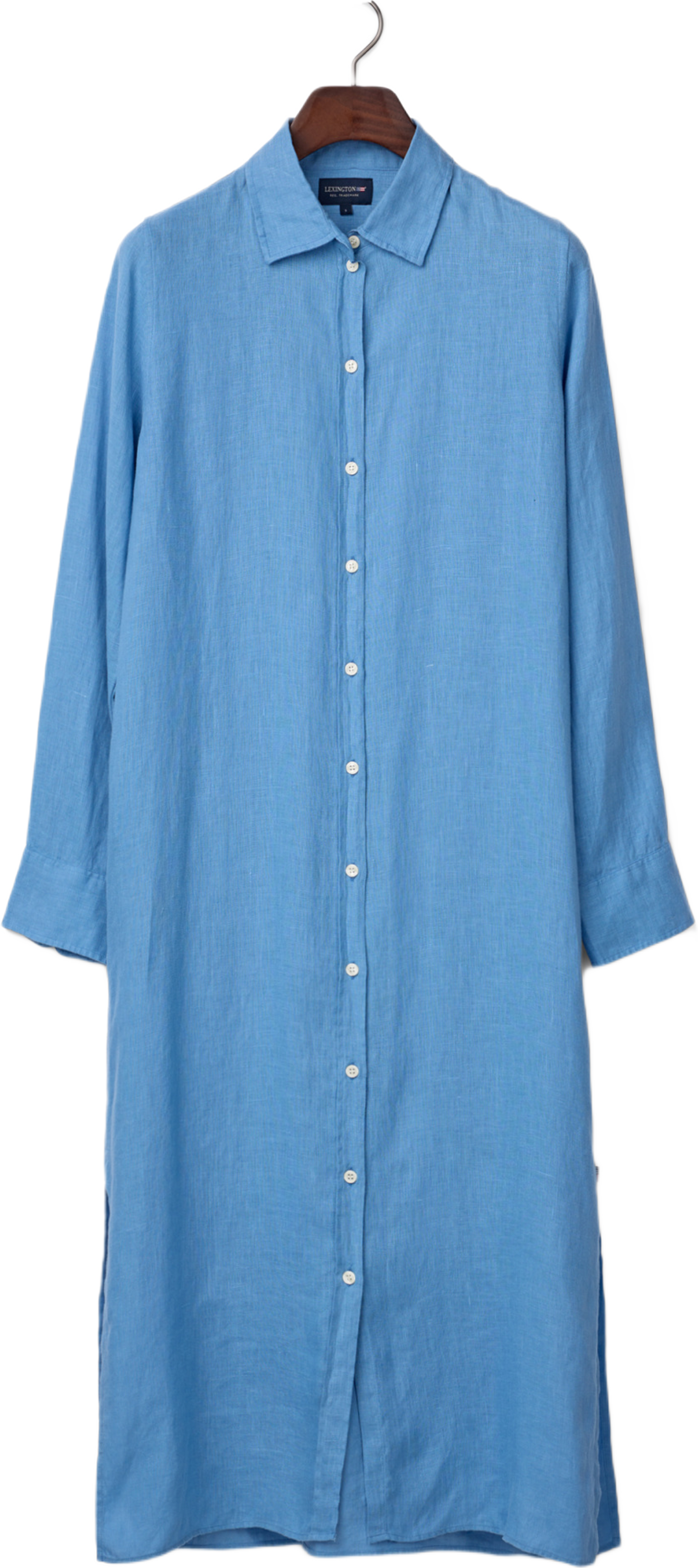 Long Linen Shirt Dress