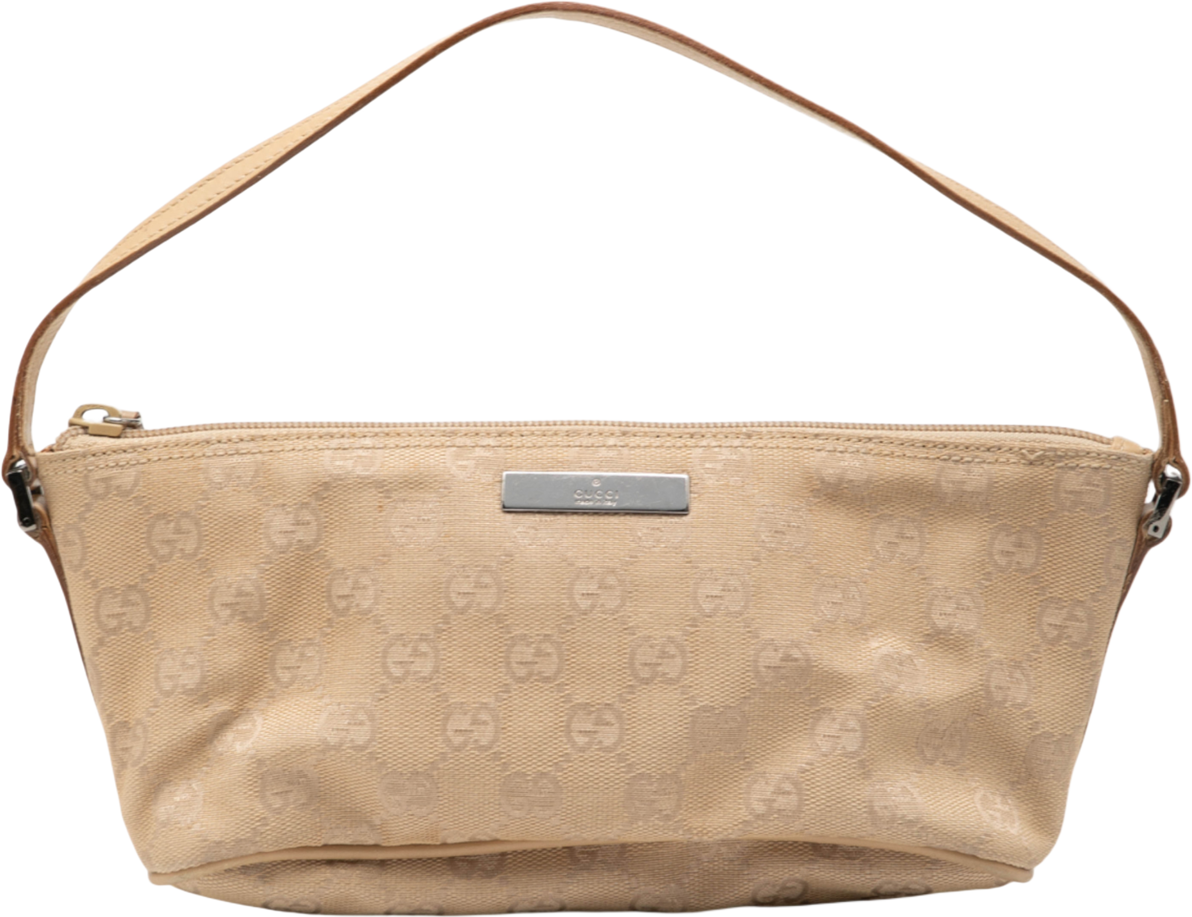 Gucci Gg Canvas Boat, från Luxclusif, i färgen beige. Klicka för att öppna bilden i stort format