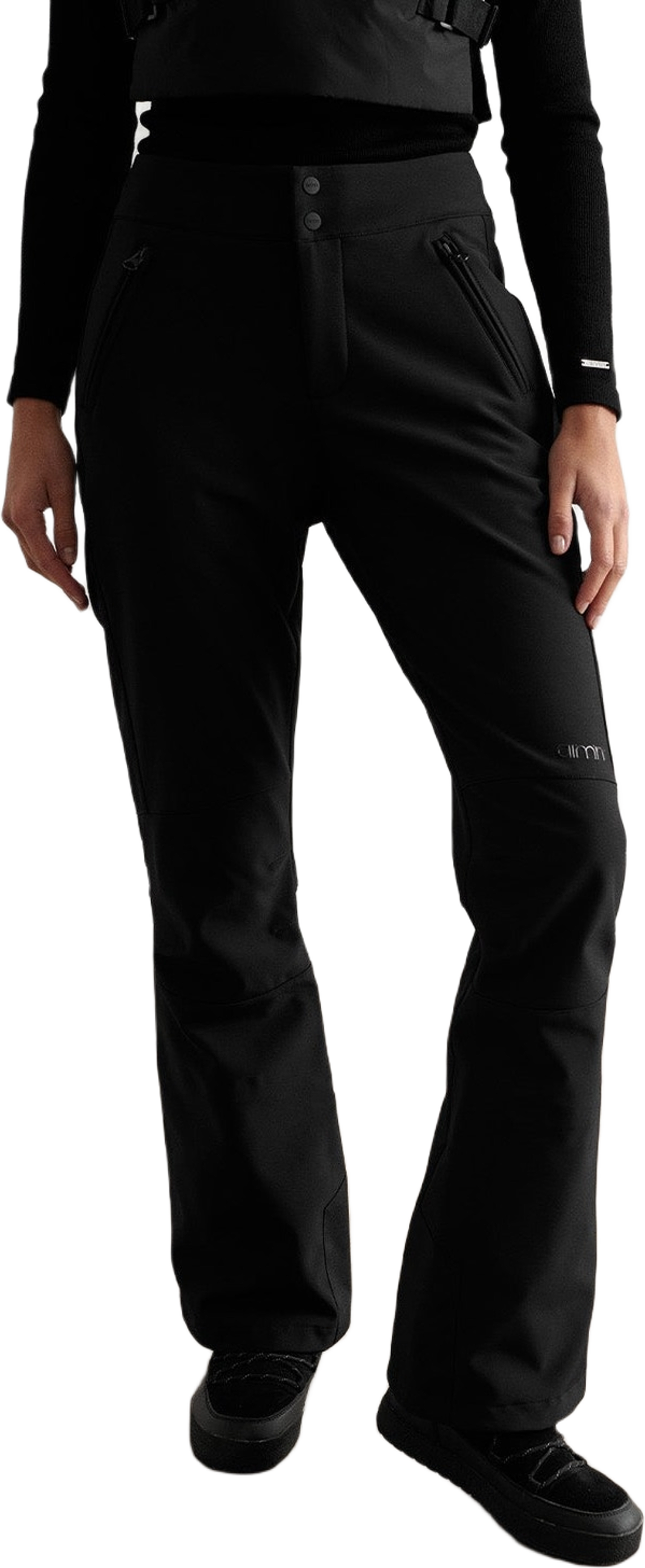 Black Stretch Thermo Pants