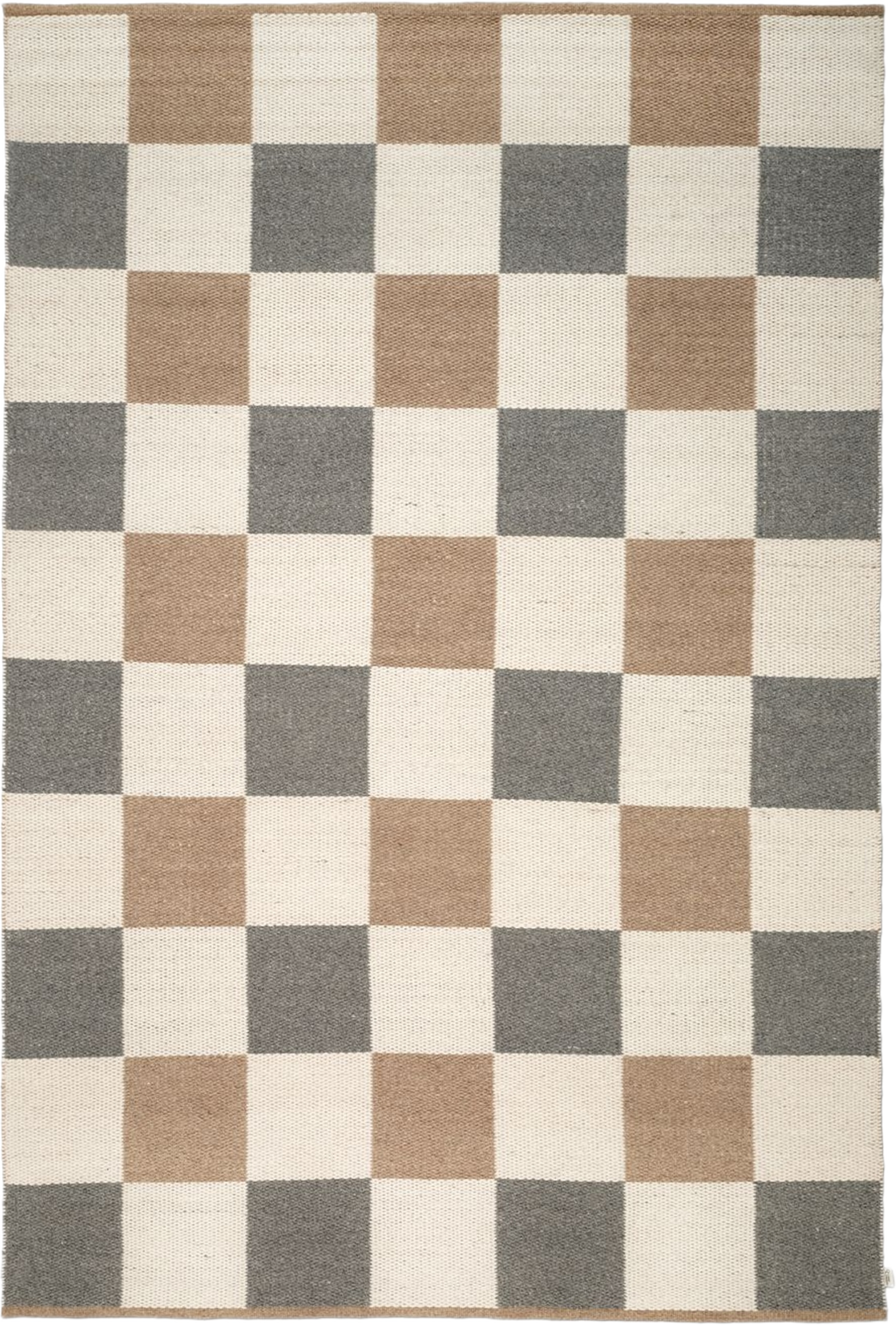 Matta Checked, från Classic Collection, i färgen grå/natur. Klicka för att öppna bilden i stort format