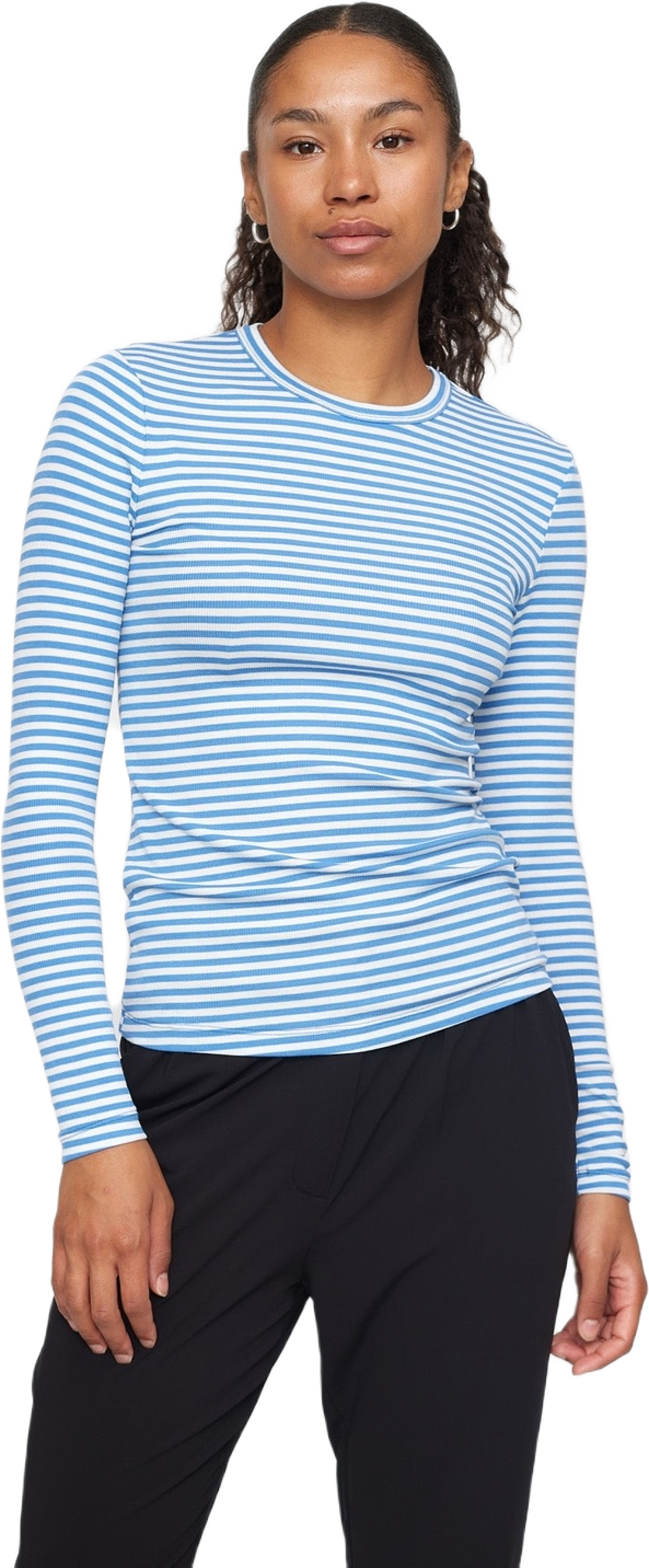 Srfenja Stripe O-neck Top