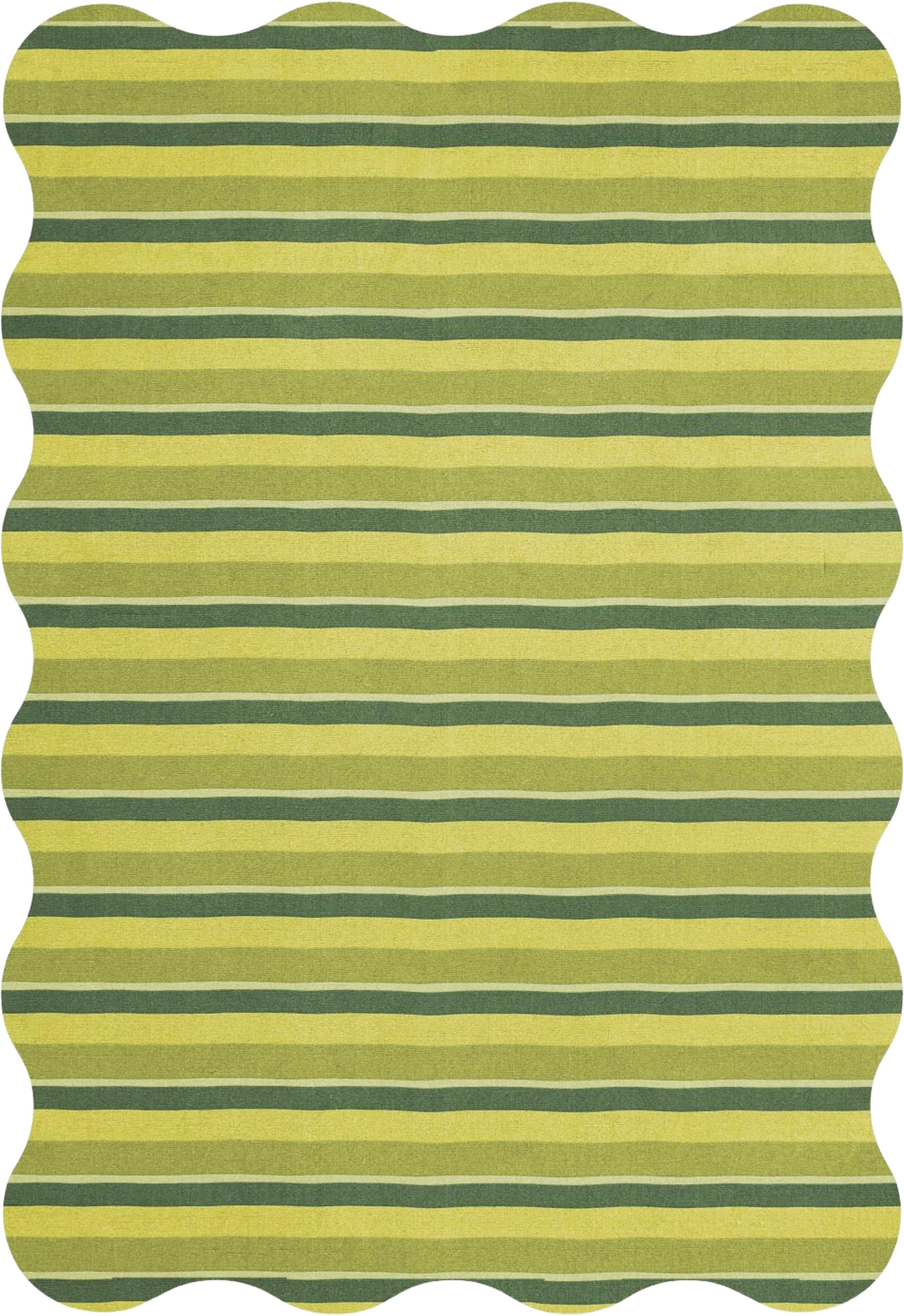 Scallop Lime Green, från Layered, i färgen lime green. Klicka för att öppna bilden i stort format