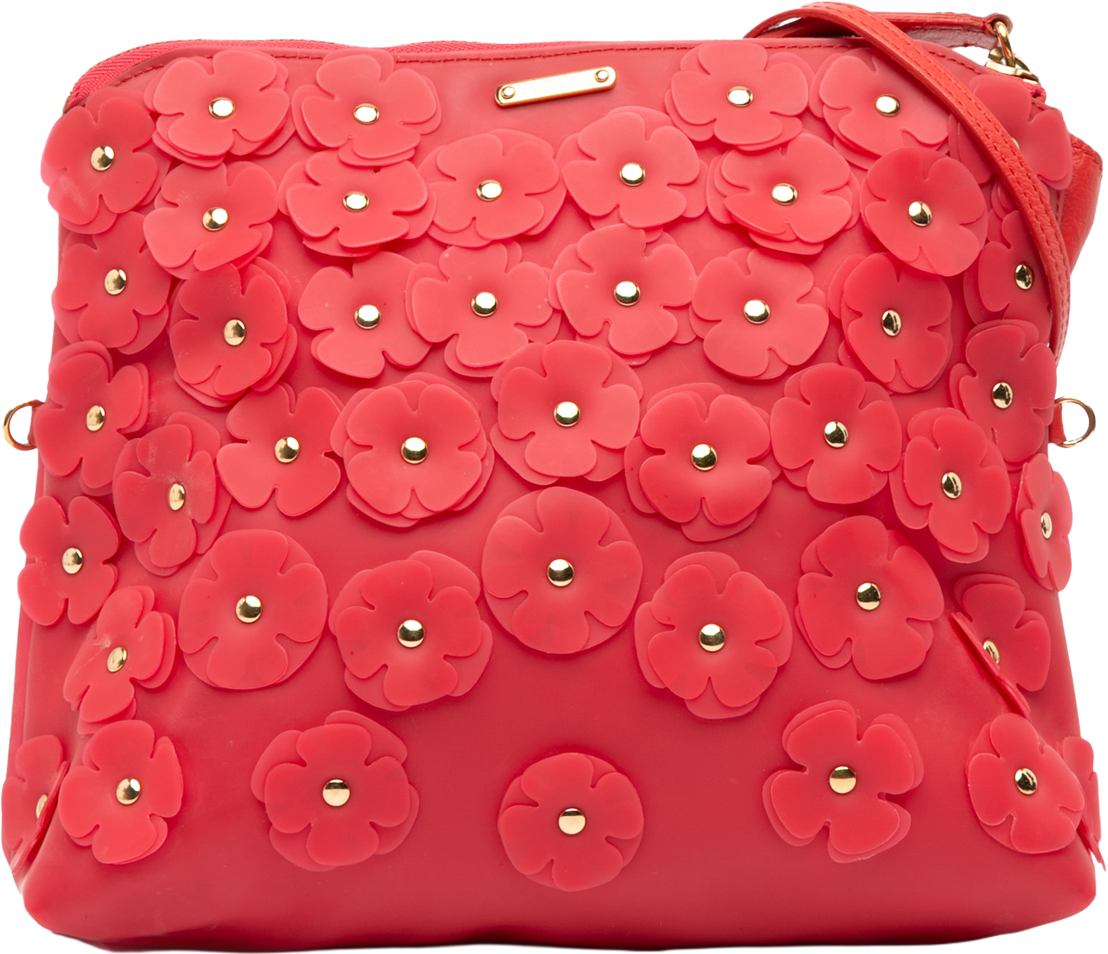 Burberry Pvc Prorsum Petal Crossbody, från Luxclusif, i färgen red. Klicka för att öppna bilden i stort format