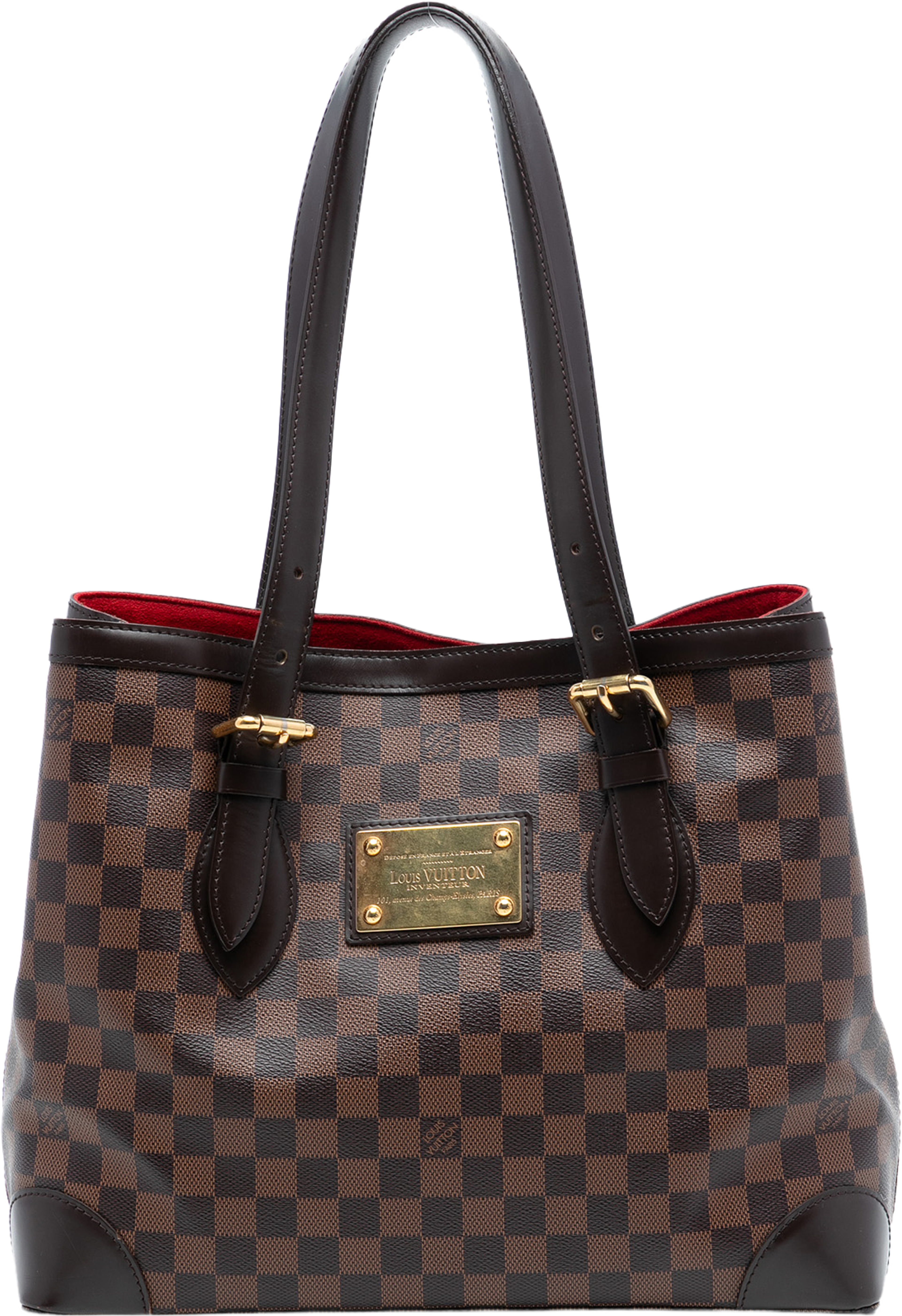 Louis Vuitton Damier Ebene Hampstead Mm, från Luxclusif, i färgen brown. Klicka för att öppna bilden i stort format