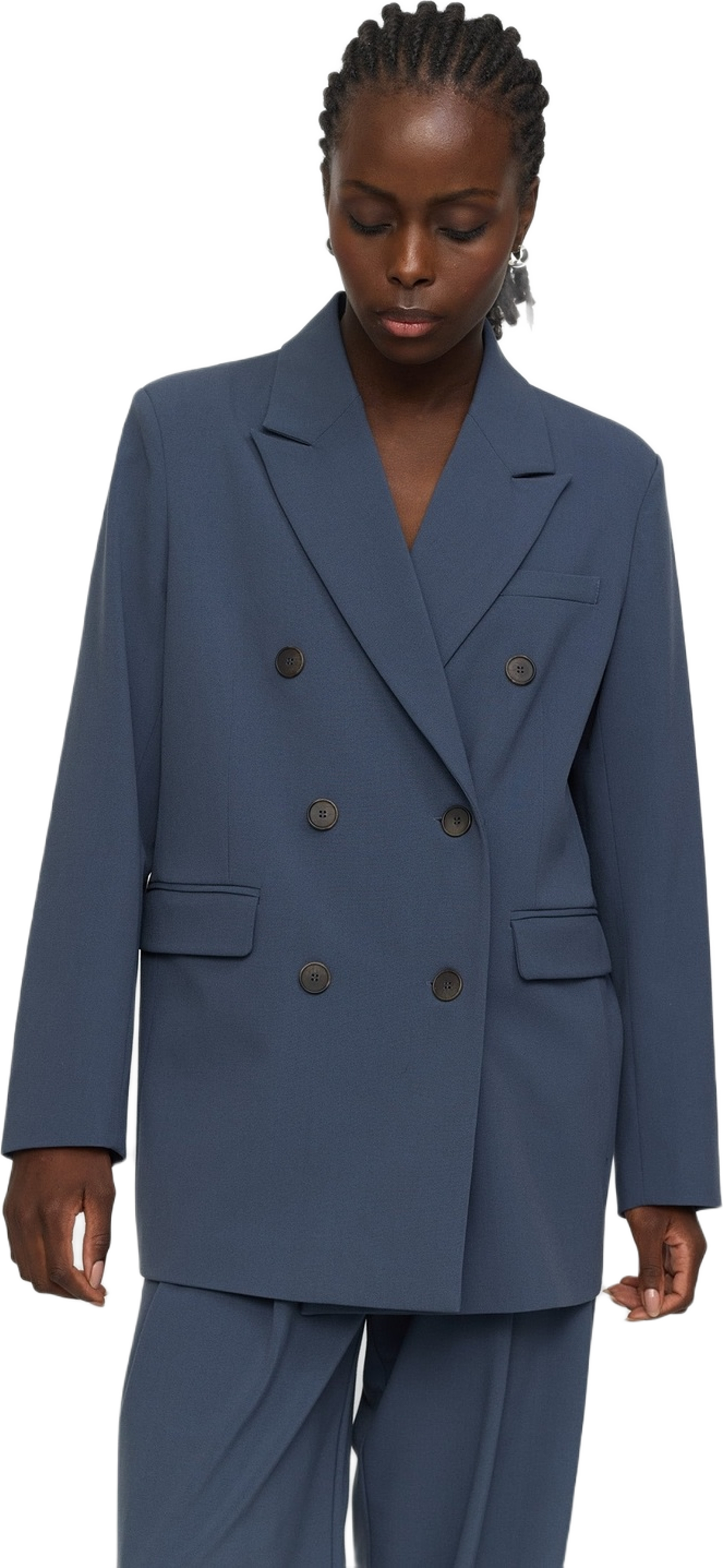 Srjen Blazer - Grs - Ombre Blue Melange