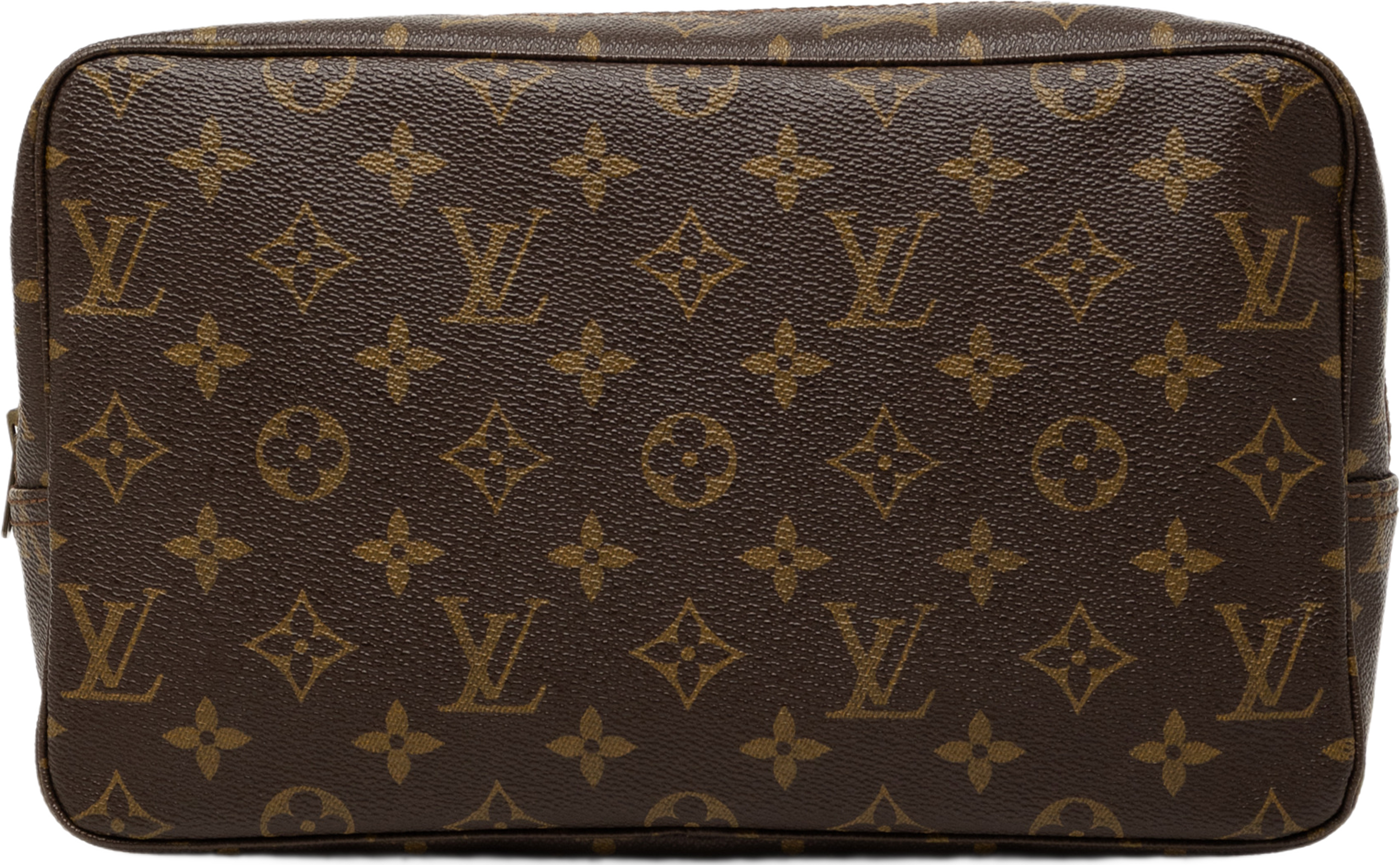 Louis Vuitton Monogram Trousse Toilette 28, från Luxclusif, i färgen brun. Klicka för att öppna bilden i stort format