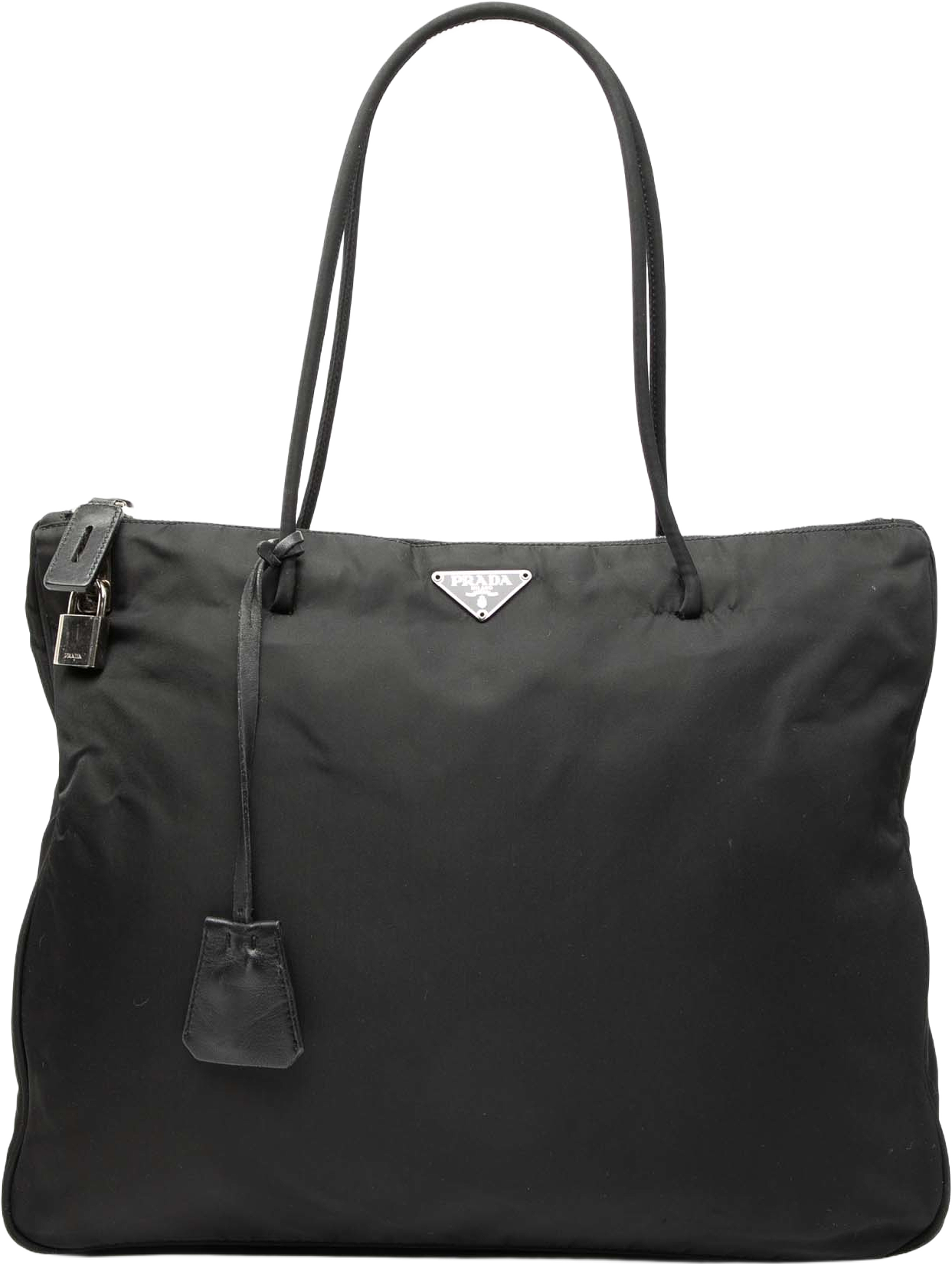 Prada Tessuto Tote, från Luxclusif, i färgen black. Klicka för att öppna bilden i stort format