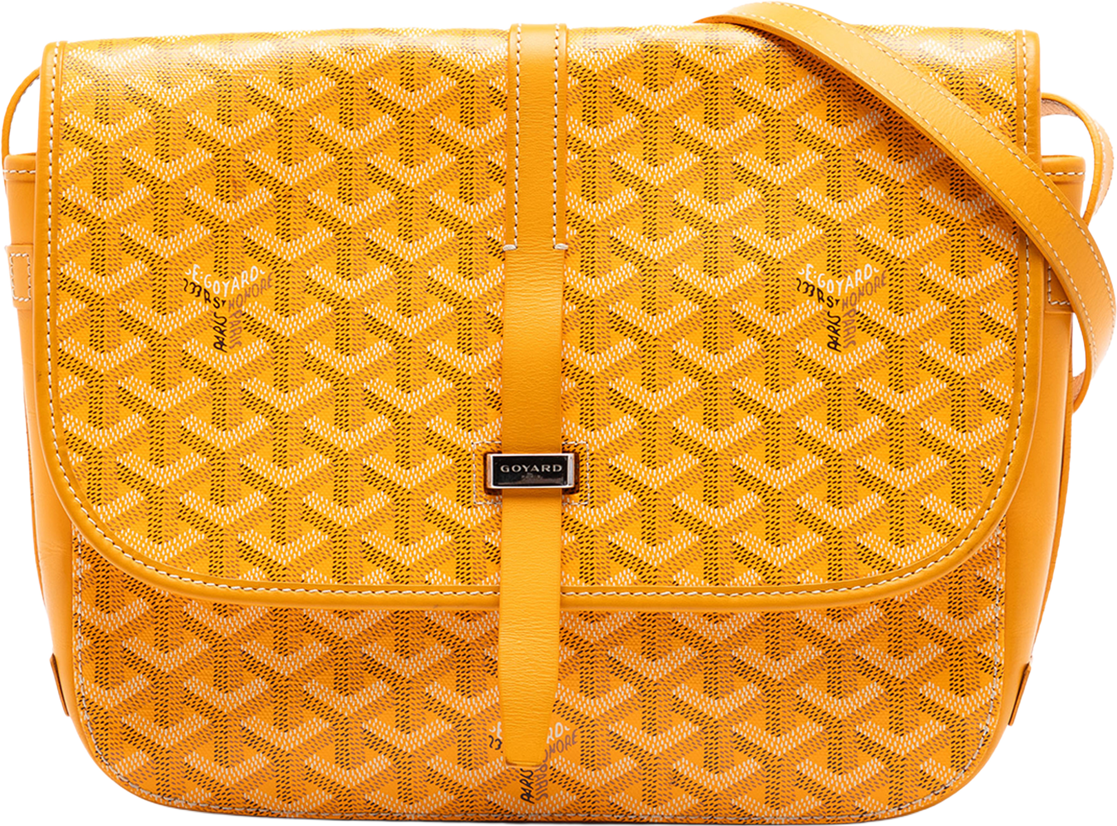 Goyard Goyardine Belvedere Ii Mm, från Luxclusif, i färgen yellow. Klicka för att öppna bilden i stort format