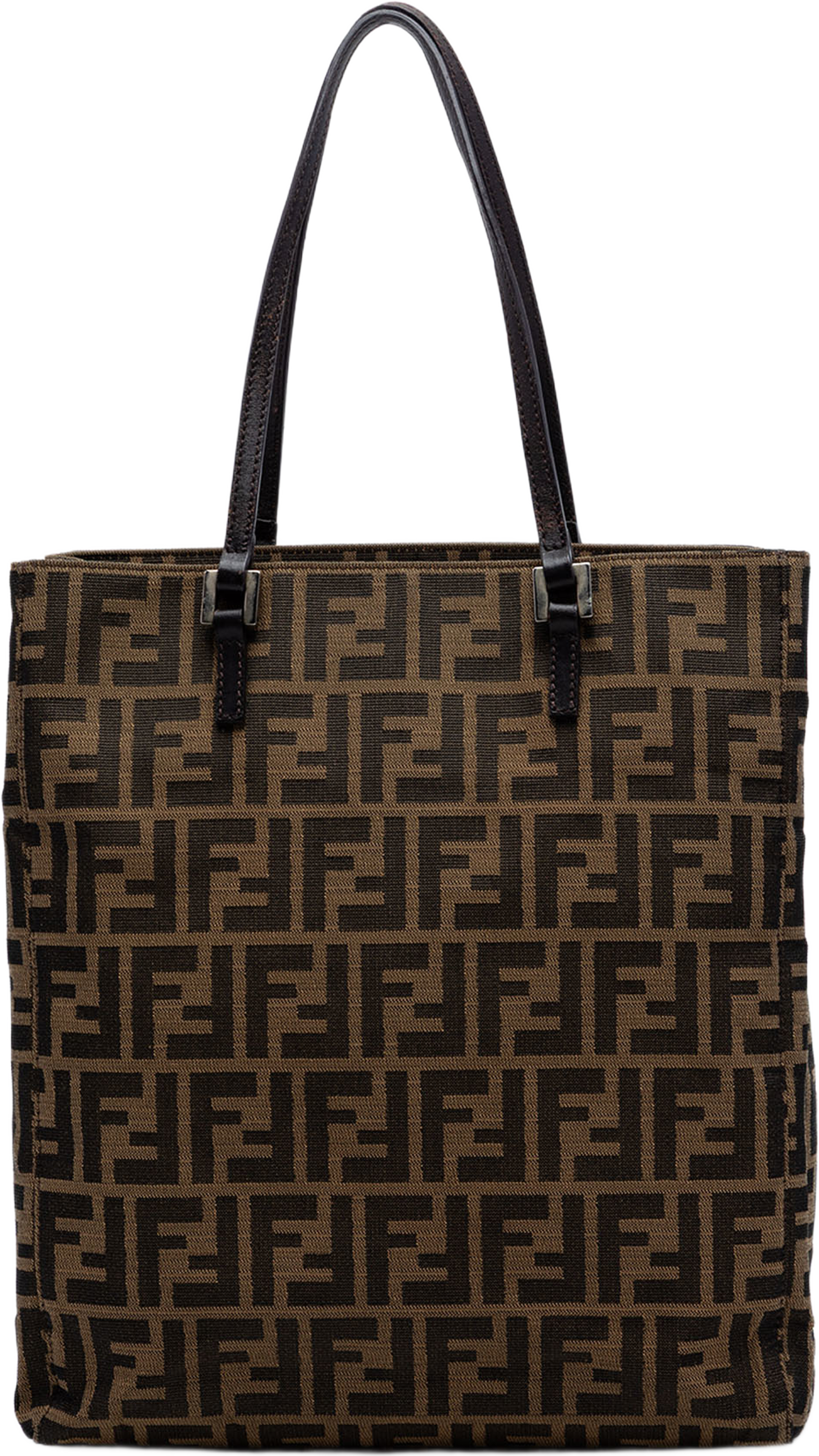 Fendi Zucca Canvas Tote, från Luxclusif, i färgen brun. Klicka för att öppna bilden i stort format