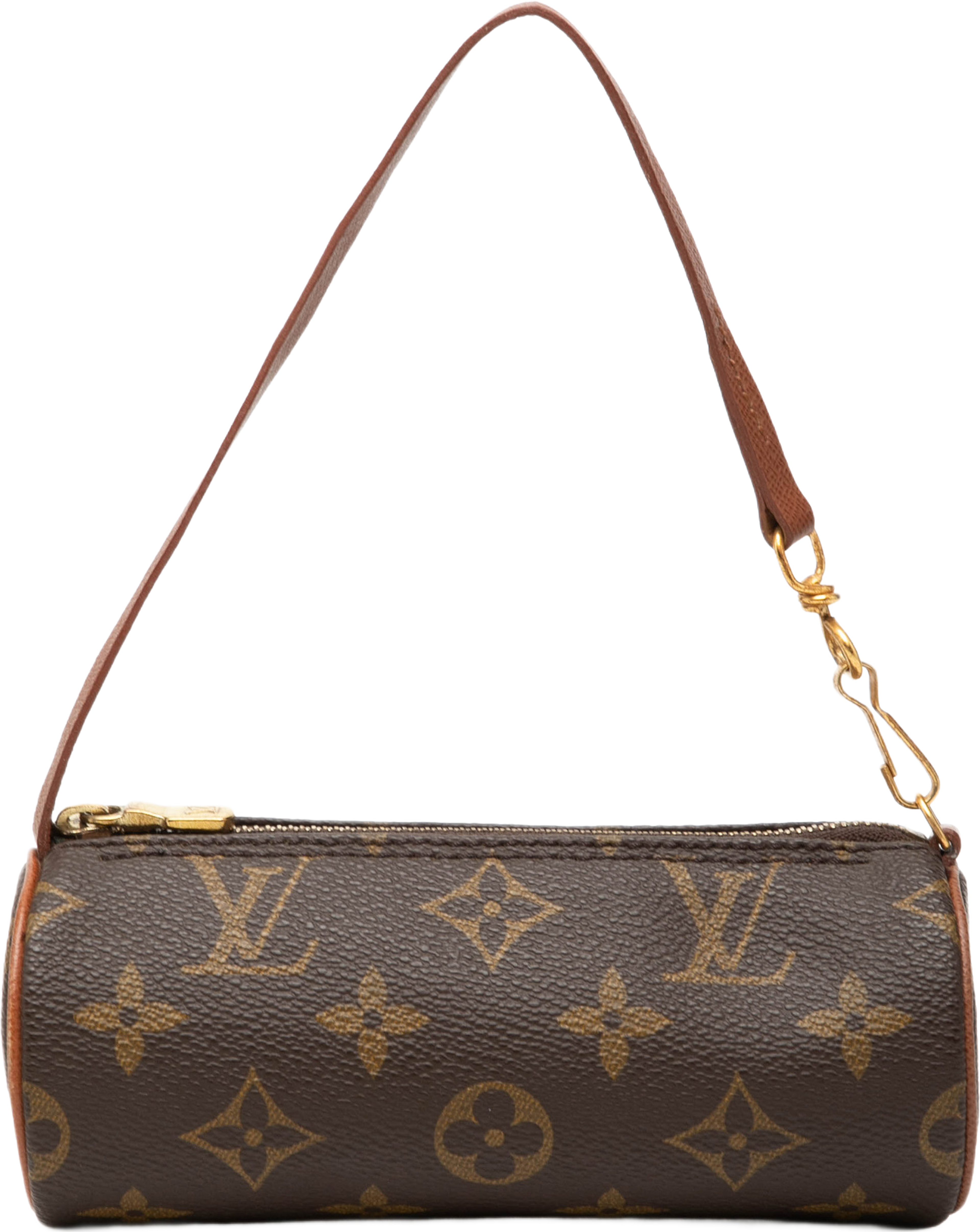 Louis Vuitton Monogram Papillon Pochette, från Luxclusif, i färgen brun. Klicka för att öppna bilden i stort format